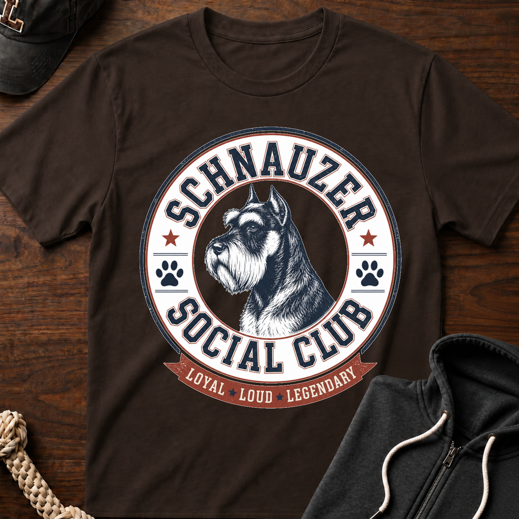 Schnauzer Social Club 02 T-Shirt