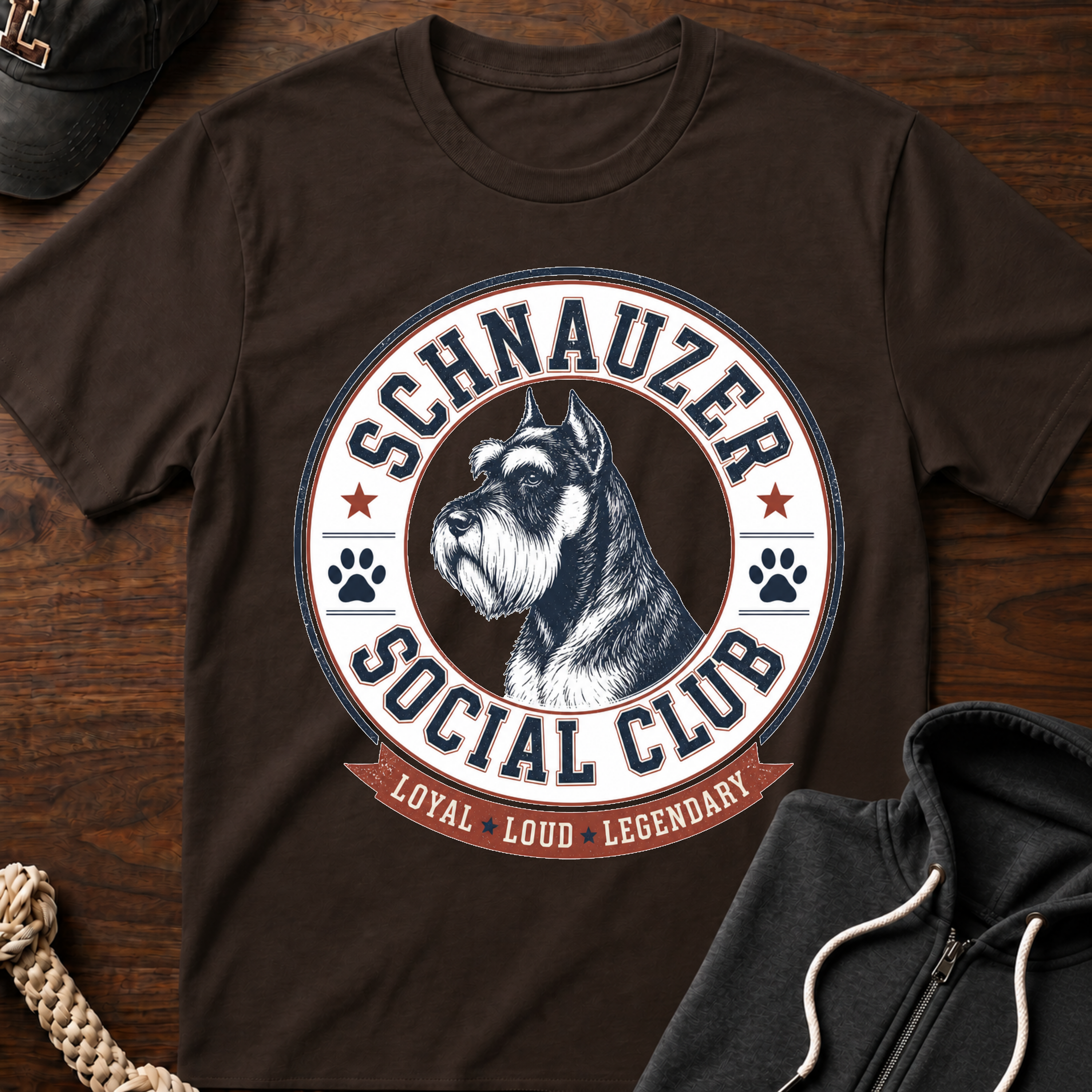 Schnauzer Social Club 02 T-Shirt