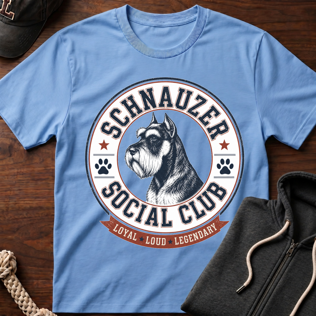 Schnauzer Social Club 02 T-Shirt