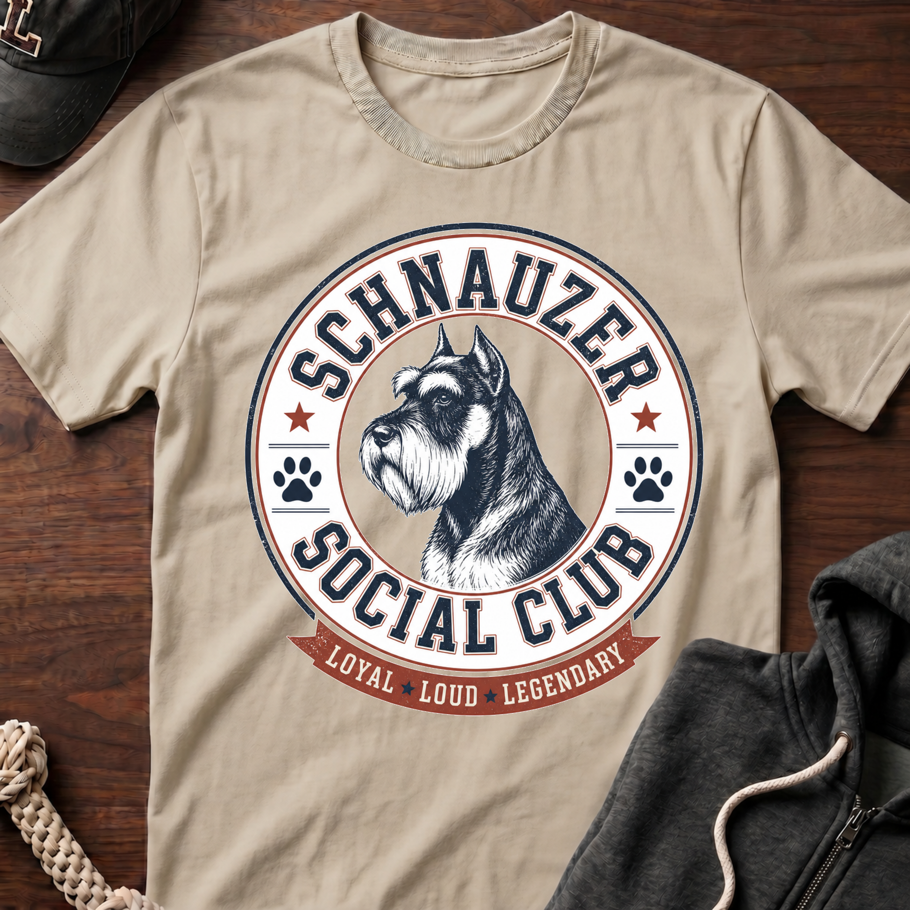 Schnauzer Social Club 02 T-Shirt