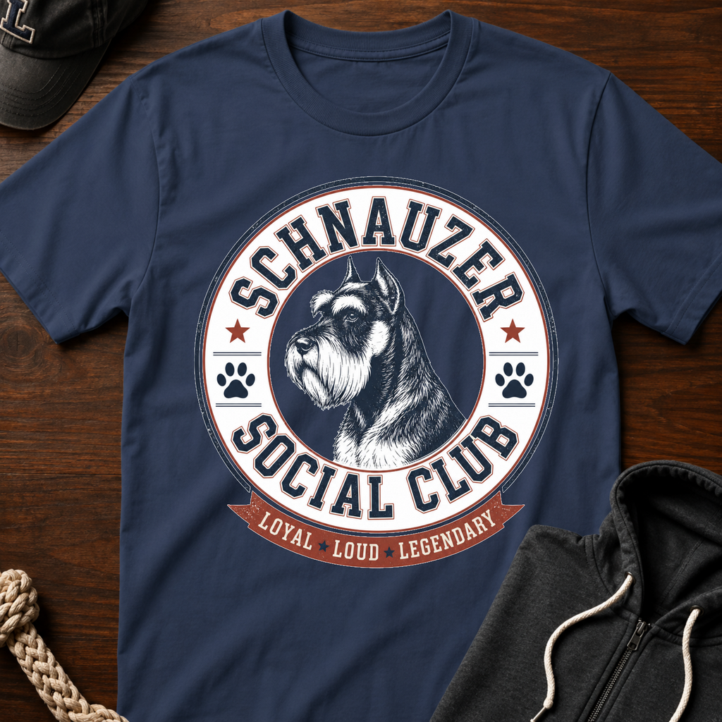 Schnauzer Social Club 02 T-Shirt