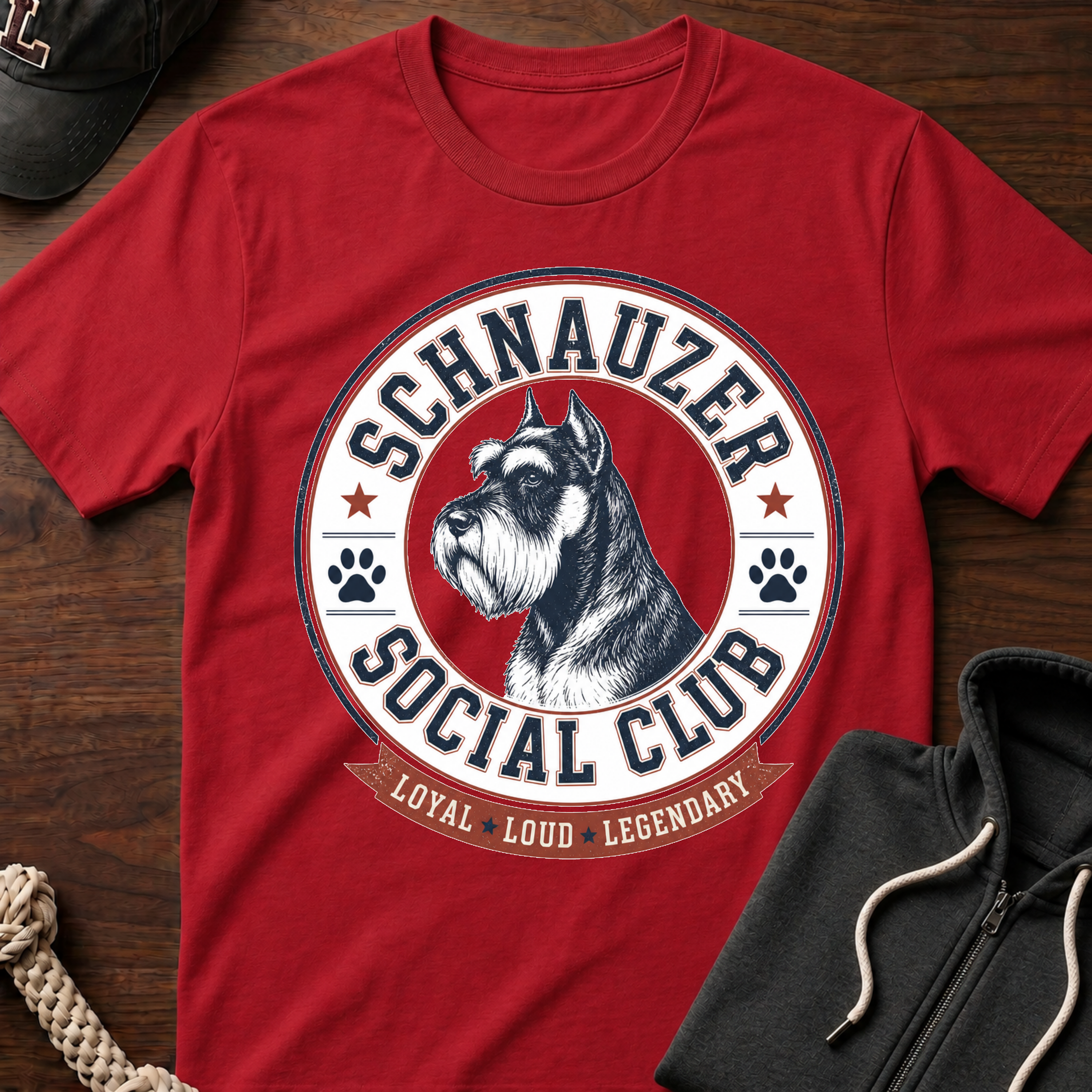 Schnauzer Social Club 02 T-Shirt