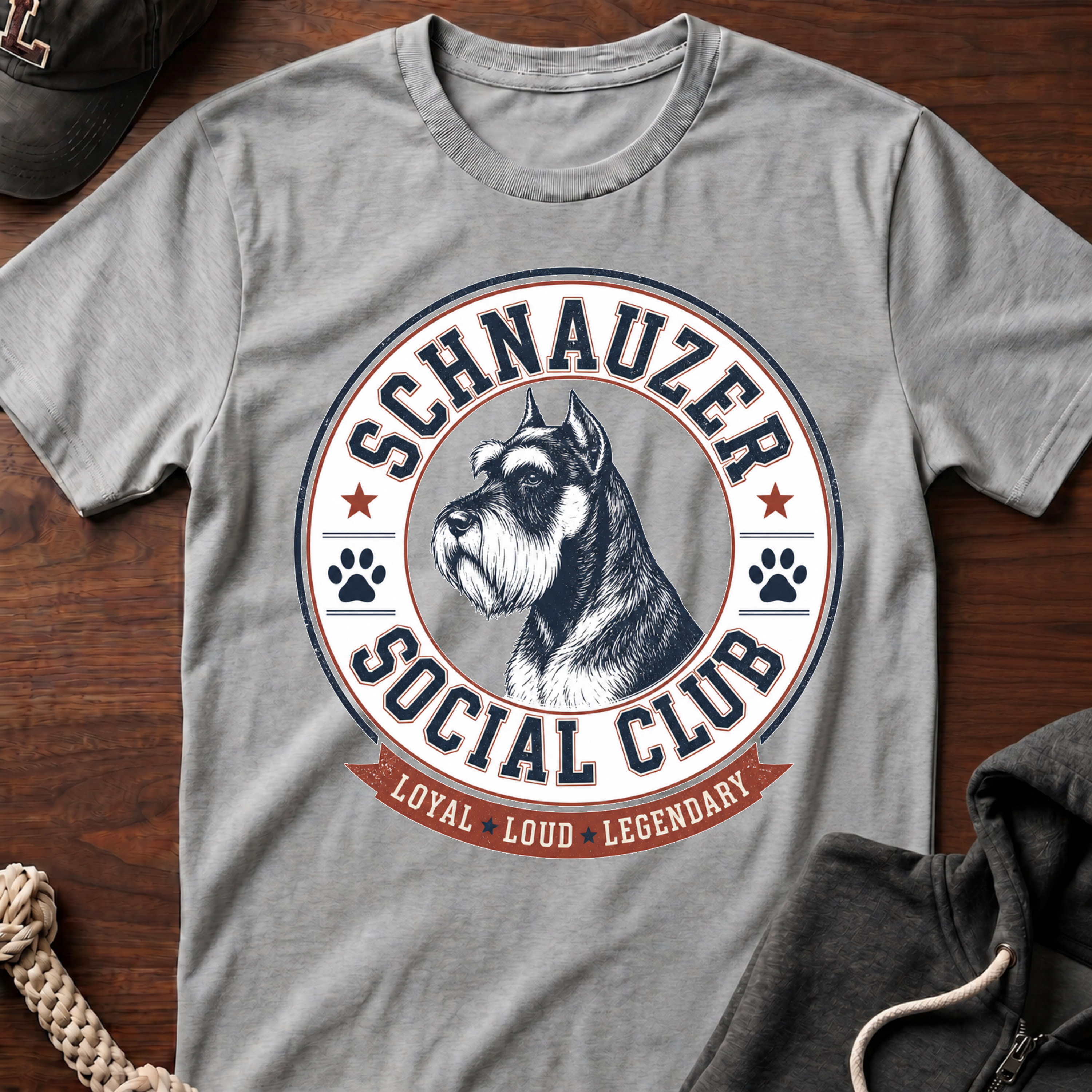 Schnauzer Social Club 02 T-Shirt