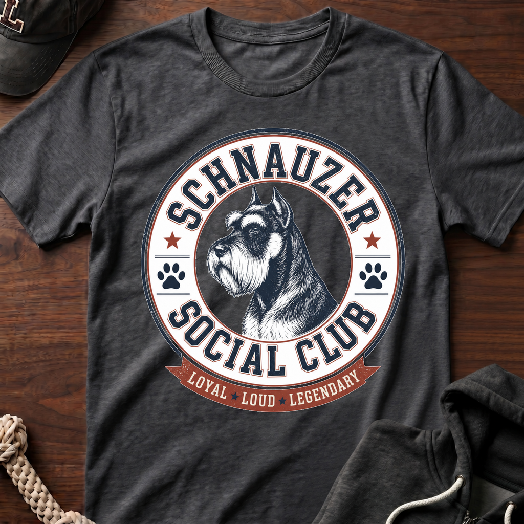 Schnauzer Social Club 02 T-Shirt