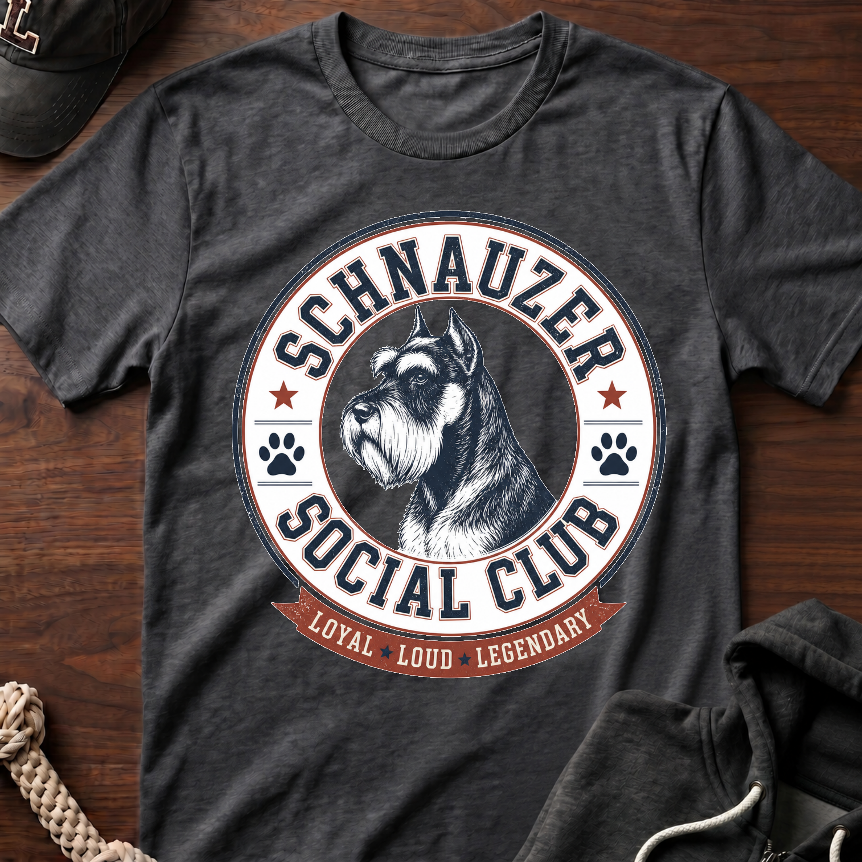 Schnauzer Social Club 02 T-Shirt