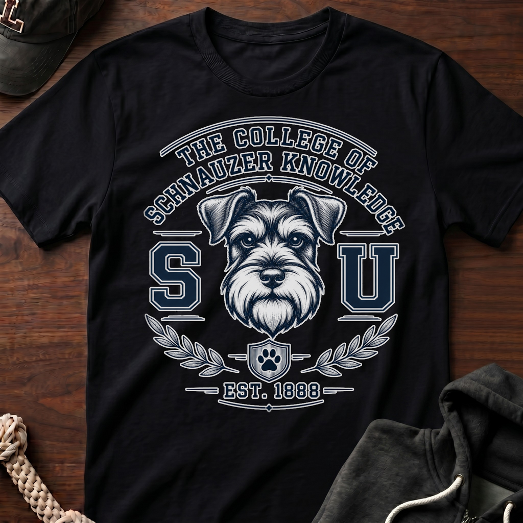 College Of Schnauzer Knowledge 03 T-Shirt