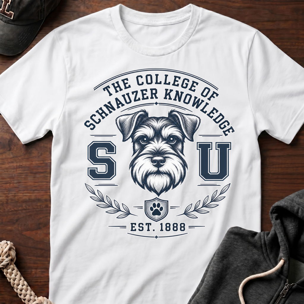 College Of Schnauzer Knowledge 03 T-Shirt