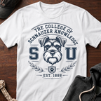 College Of Schnauzer Knowledge 03 T-Shirt