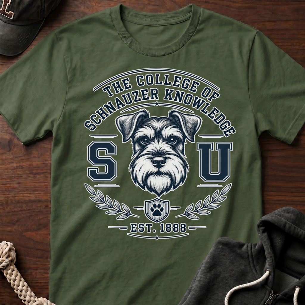 College Of Schnauzer Knowledge 03 T-Shirt