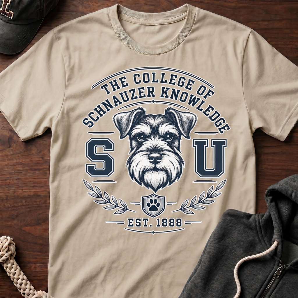 College Of Schnauzer Knowledge 03 T-Shirt