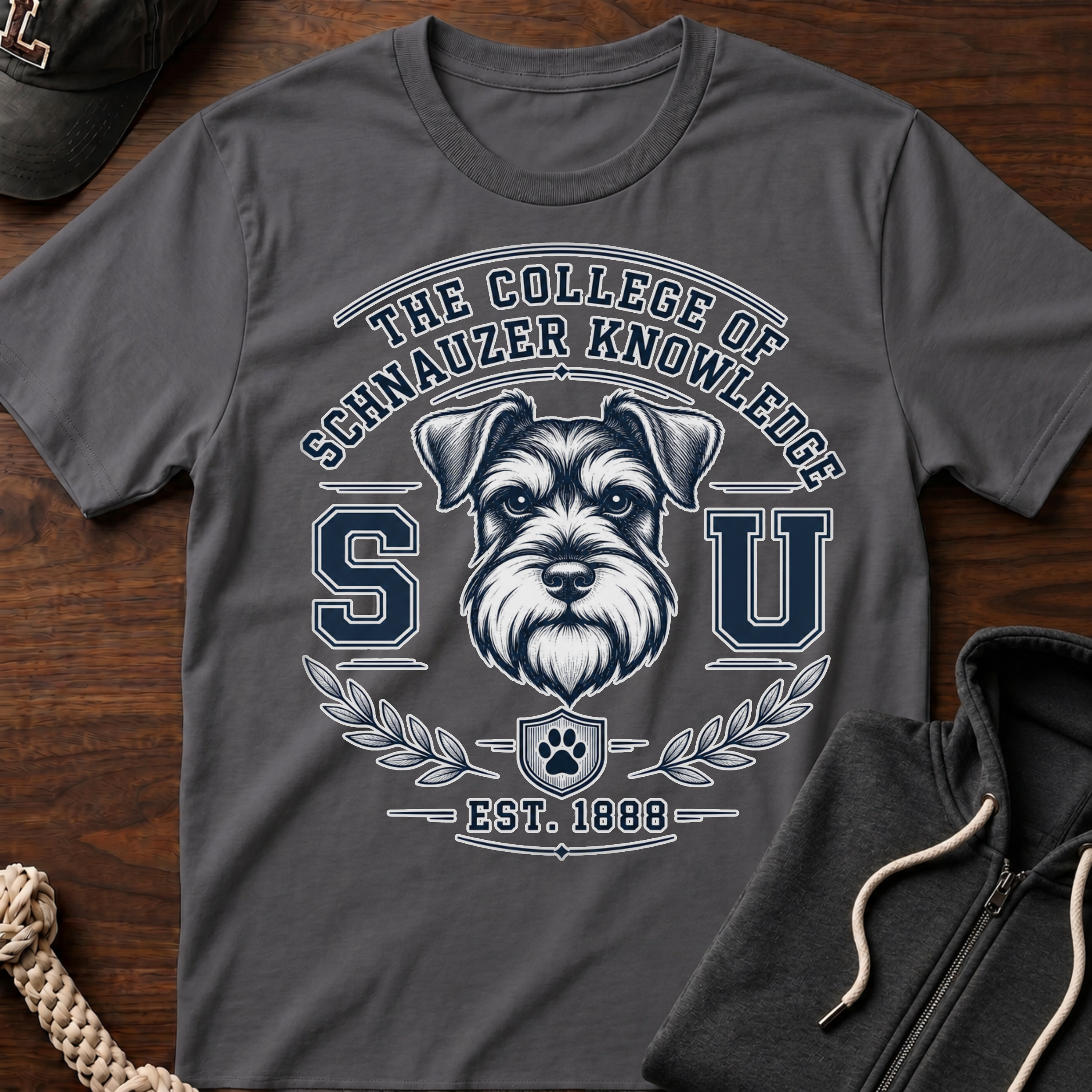 College Of Schnauzer Knowledge 03 T-Shirt