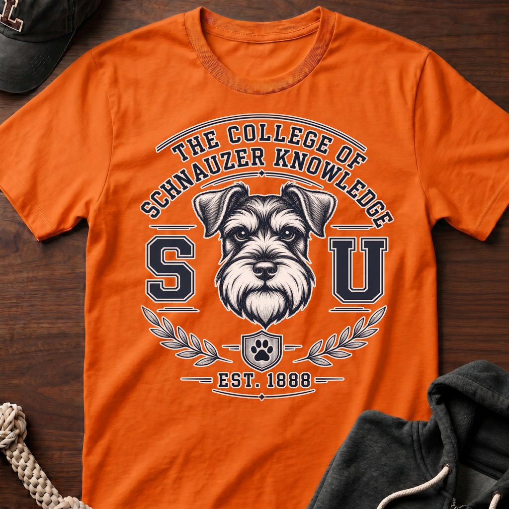 College Of Schnauzer Knowledge 03 T-Shirt
