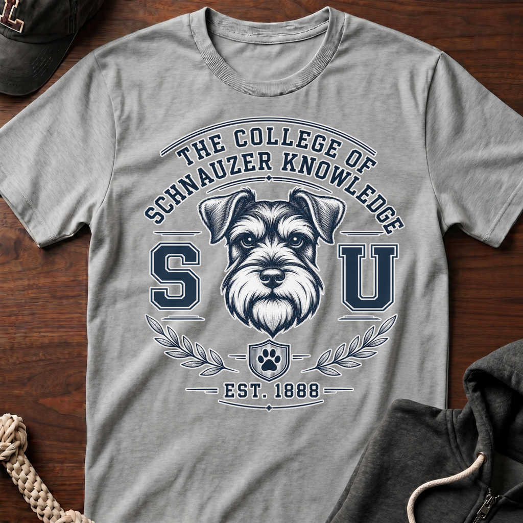 College Of Schnauzer Knowledge 03 T-Shirt