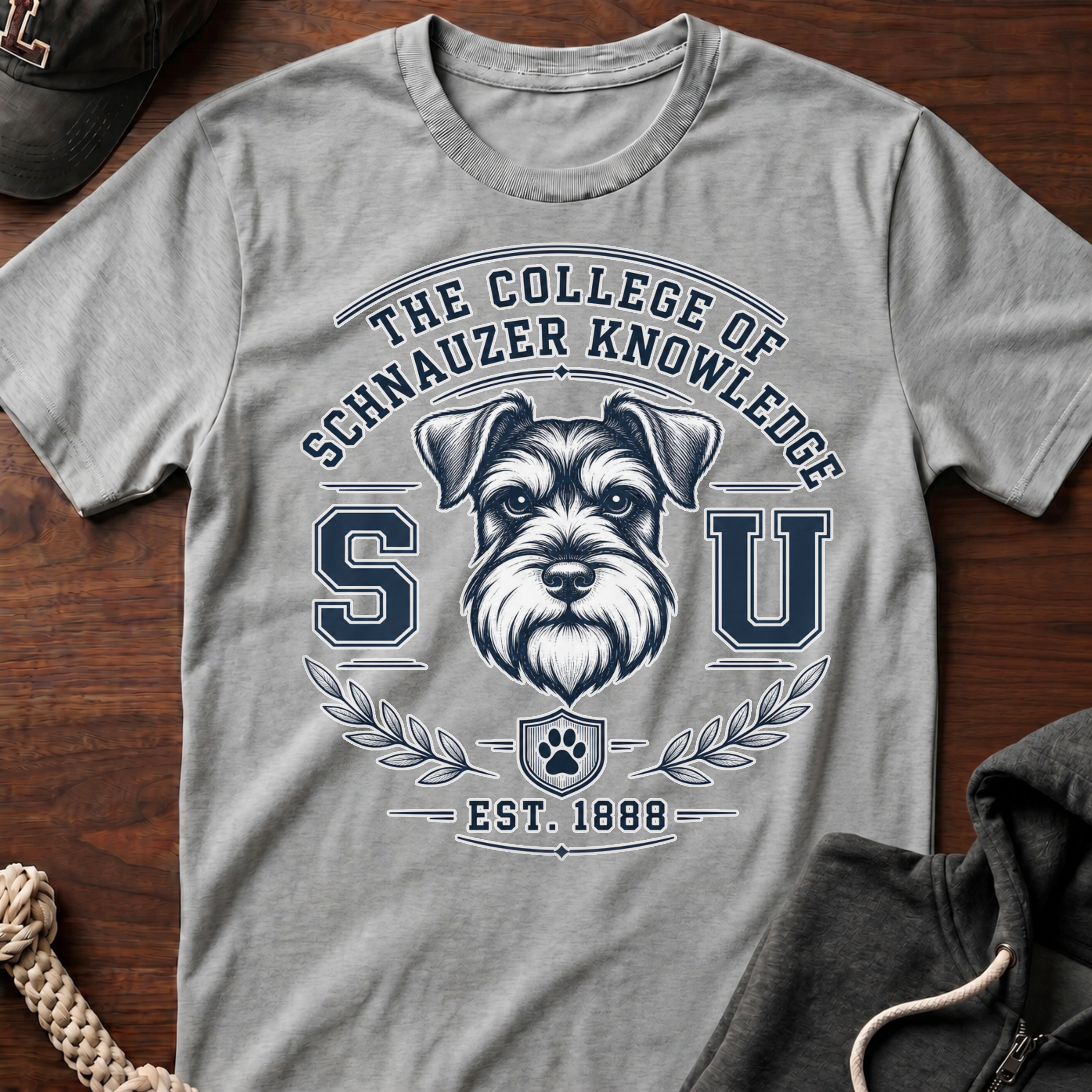 College Of Schnauzer Knowledge 03 T-Shirt