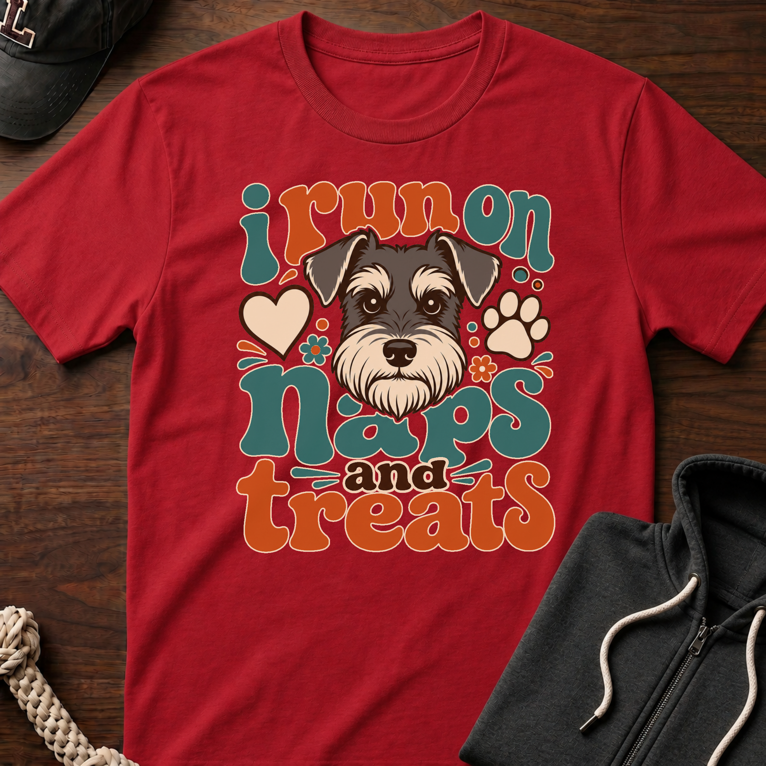 I Run On Naps And Treats T-Shirt