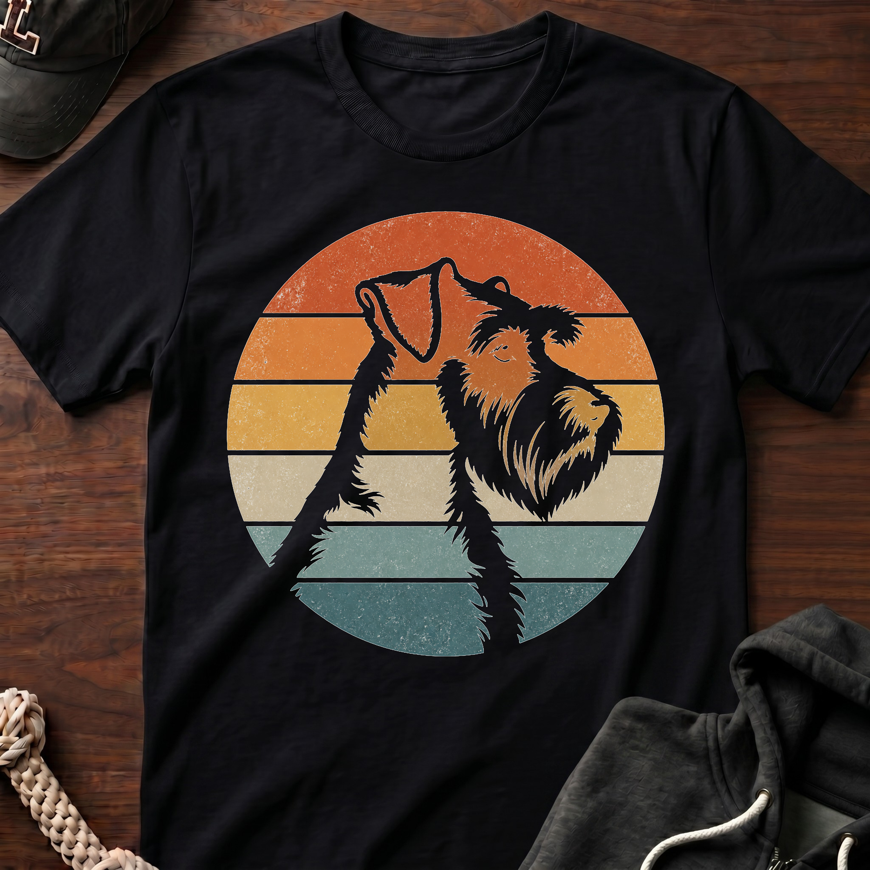 Retro Sunset Profile T-Shirt