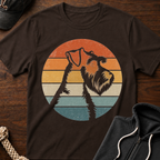 Retro Sunset Profile T-Shirt