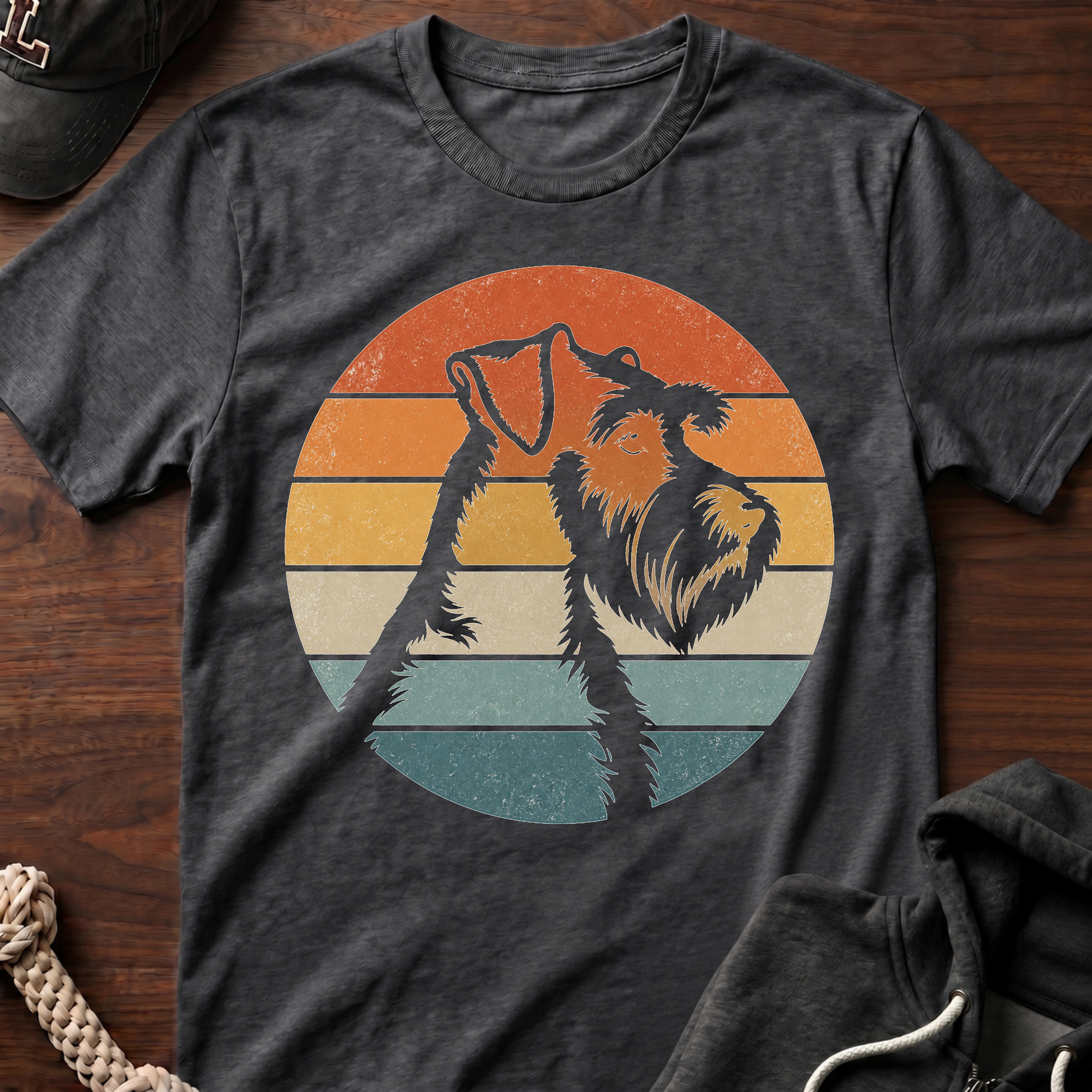 Retro Sunset Profile T-Shirt