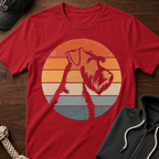 Retro Sunset Profile T-Shirt