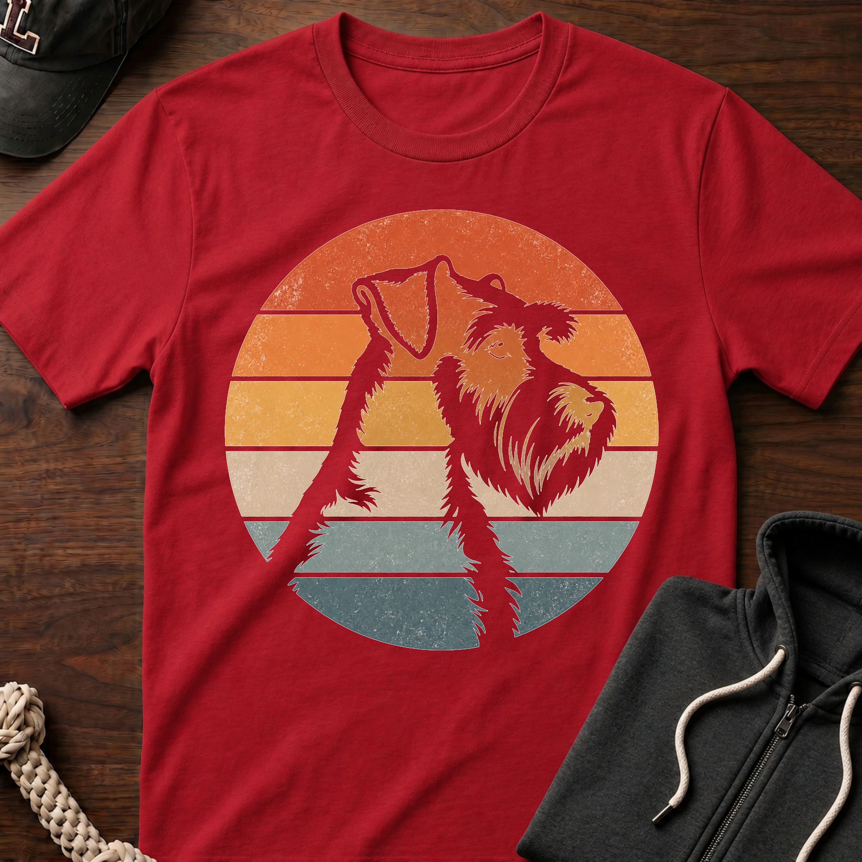 Retro Sunset Profile T-Shirt