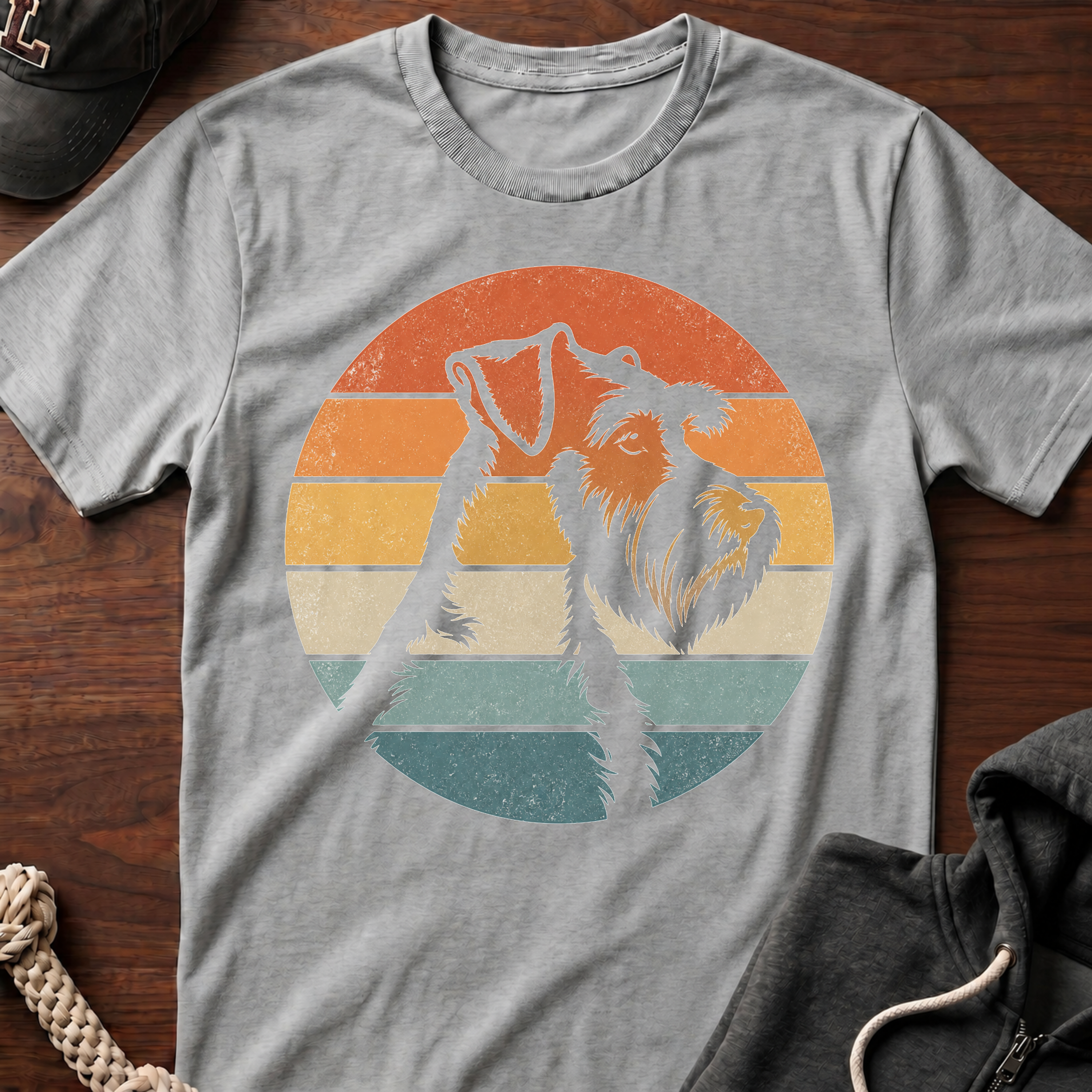 Retro Sunset Profile T-Shirt