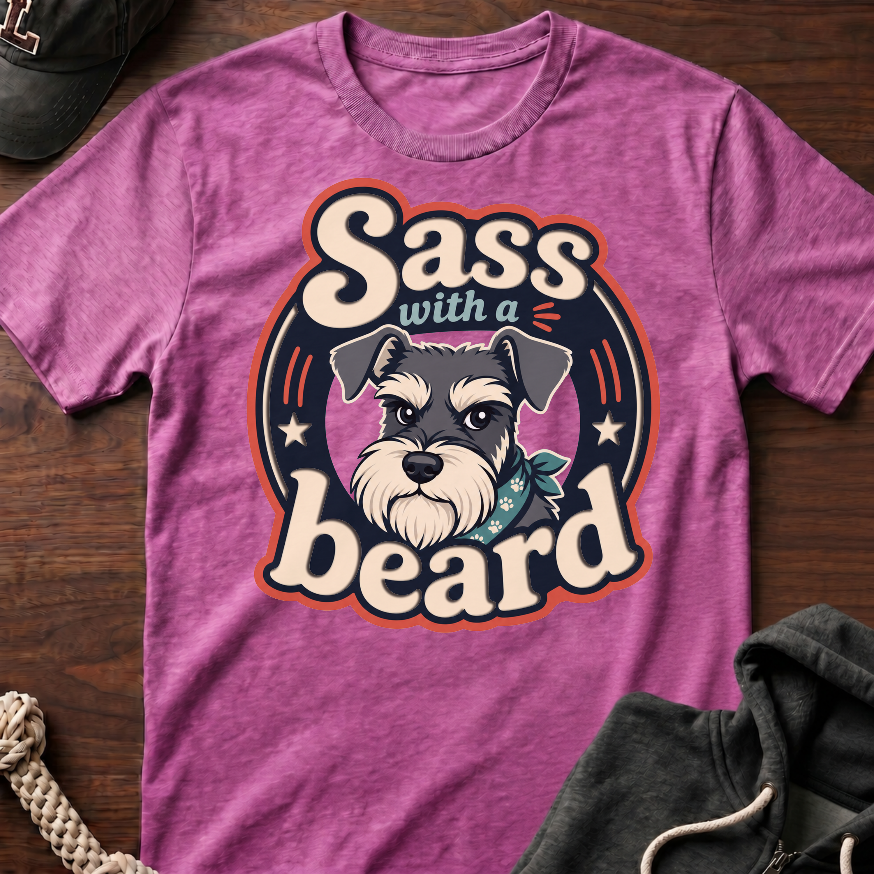 Sass With A Beard T-Shirt