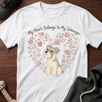 My Heart Belongs To My Schnauzer T-Shirt