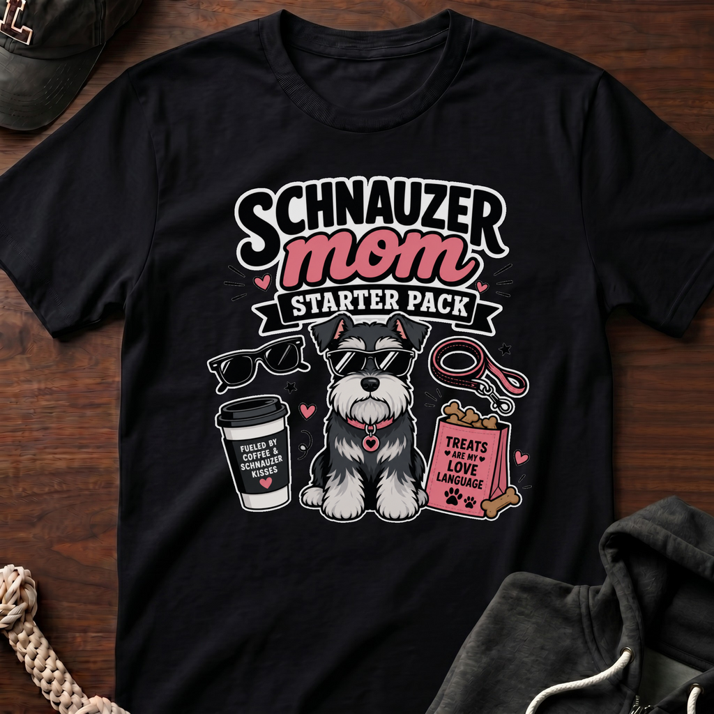 Schnauzer Mom Starter Pack T-Shirt