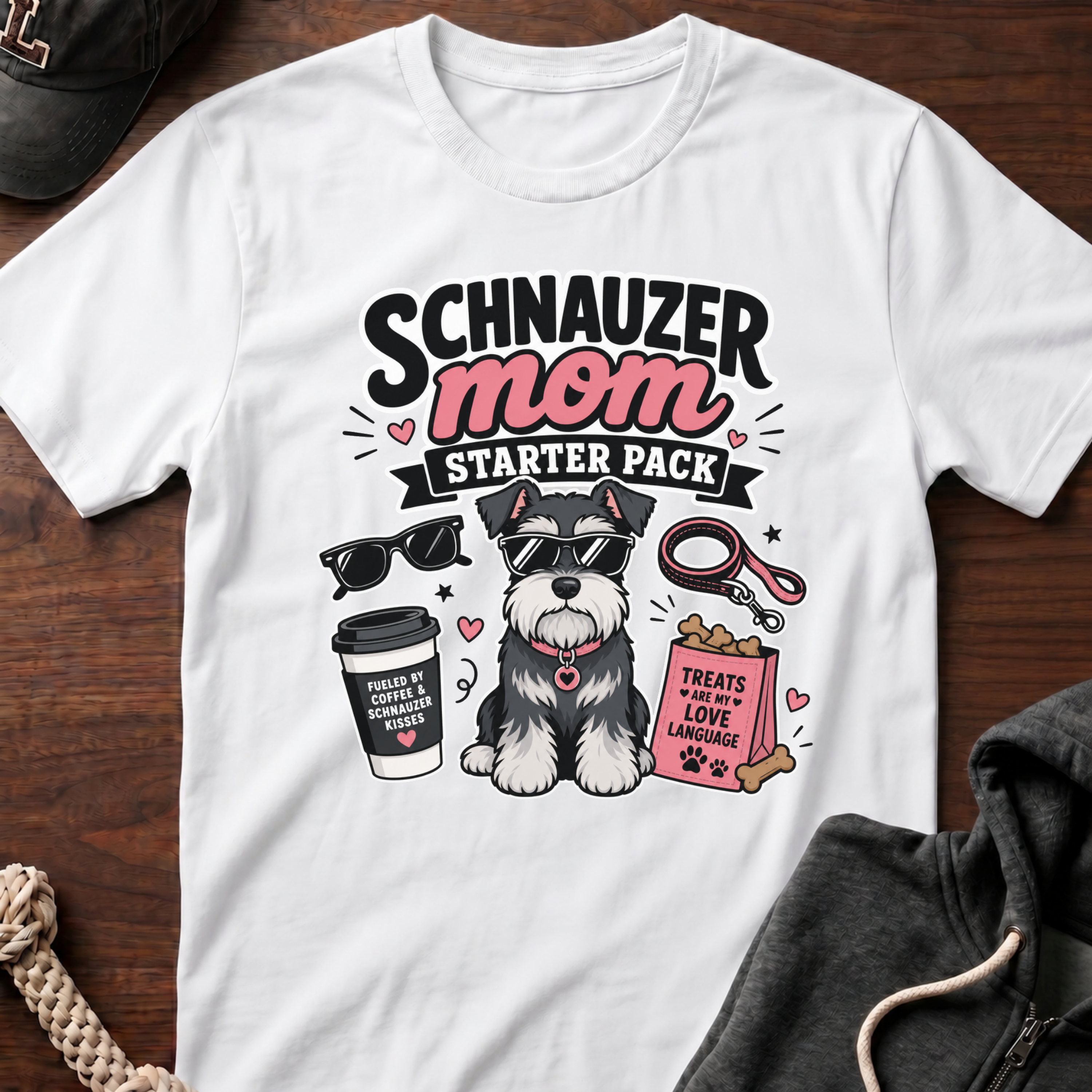 Schnauzer Mom Starter Pack T-Shirt