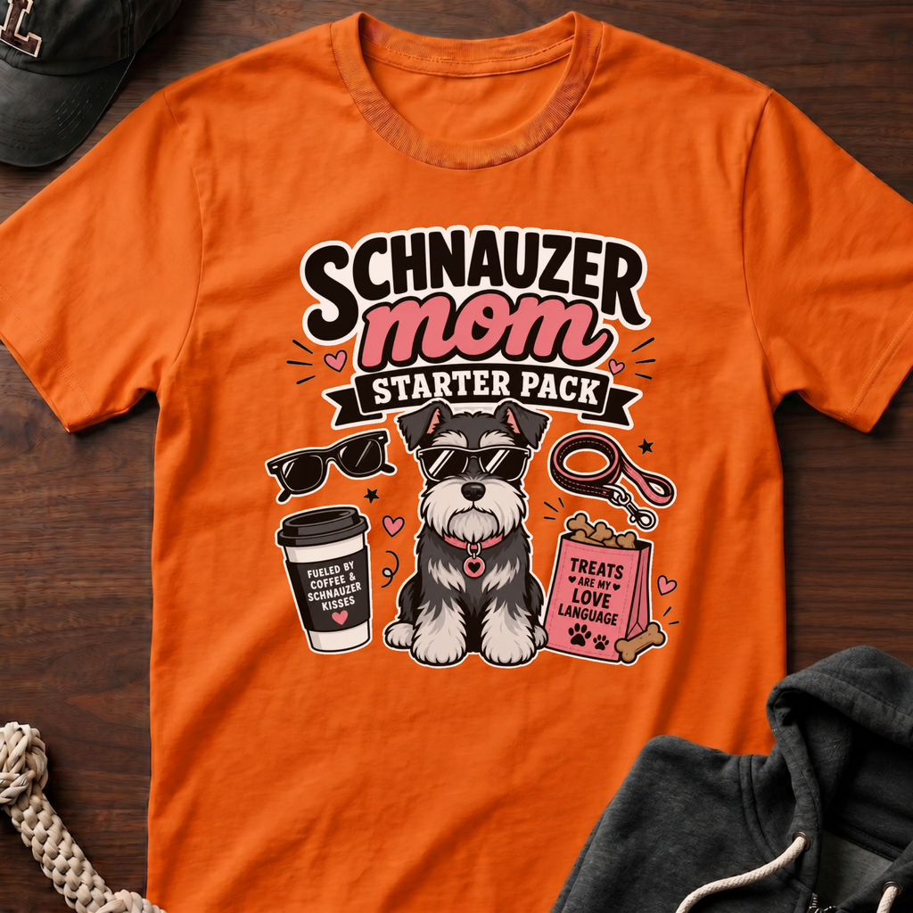 Schnauzer Mom Starter Pack T-Shirt