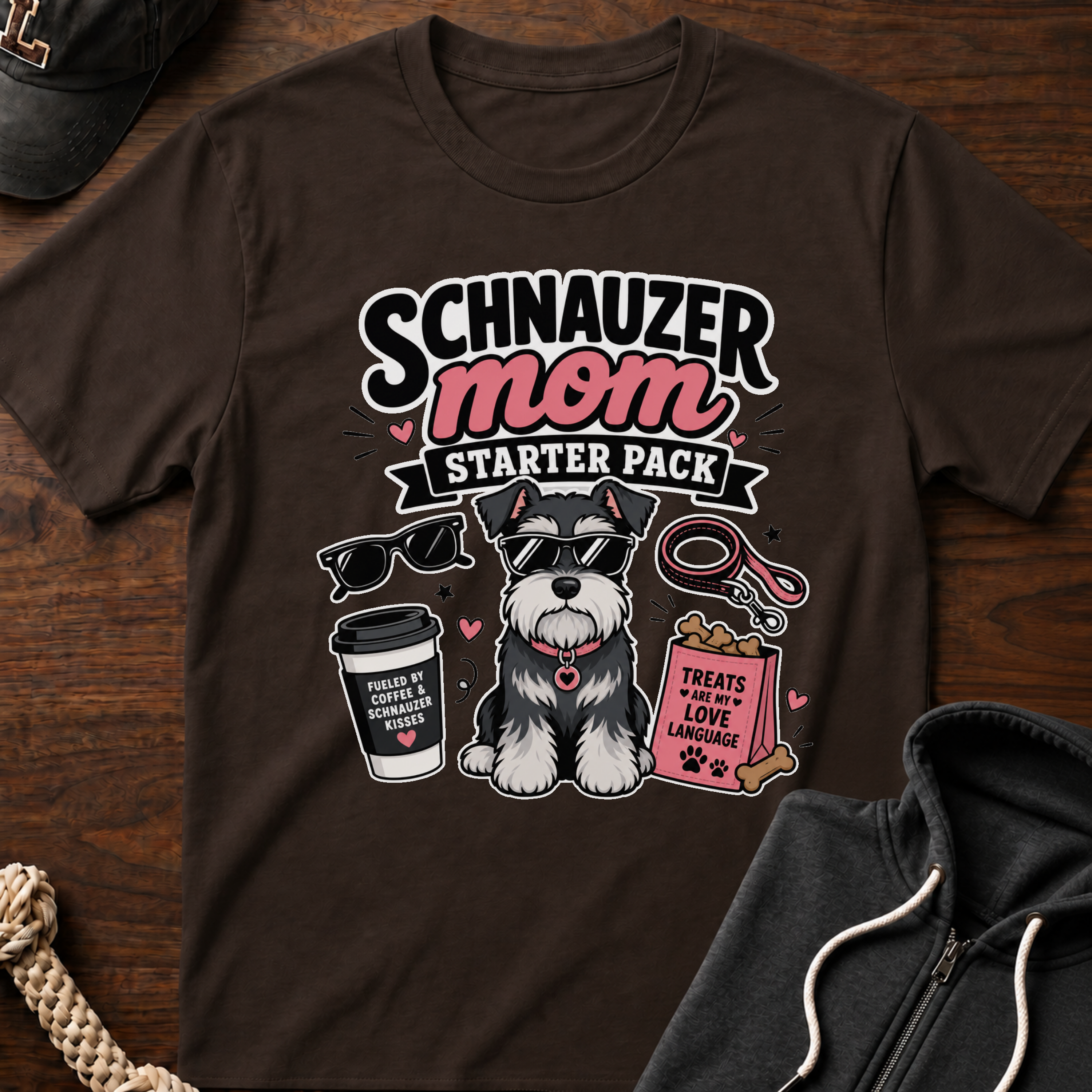 Schnauzer Mom Starter Pack T-Shirt
