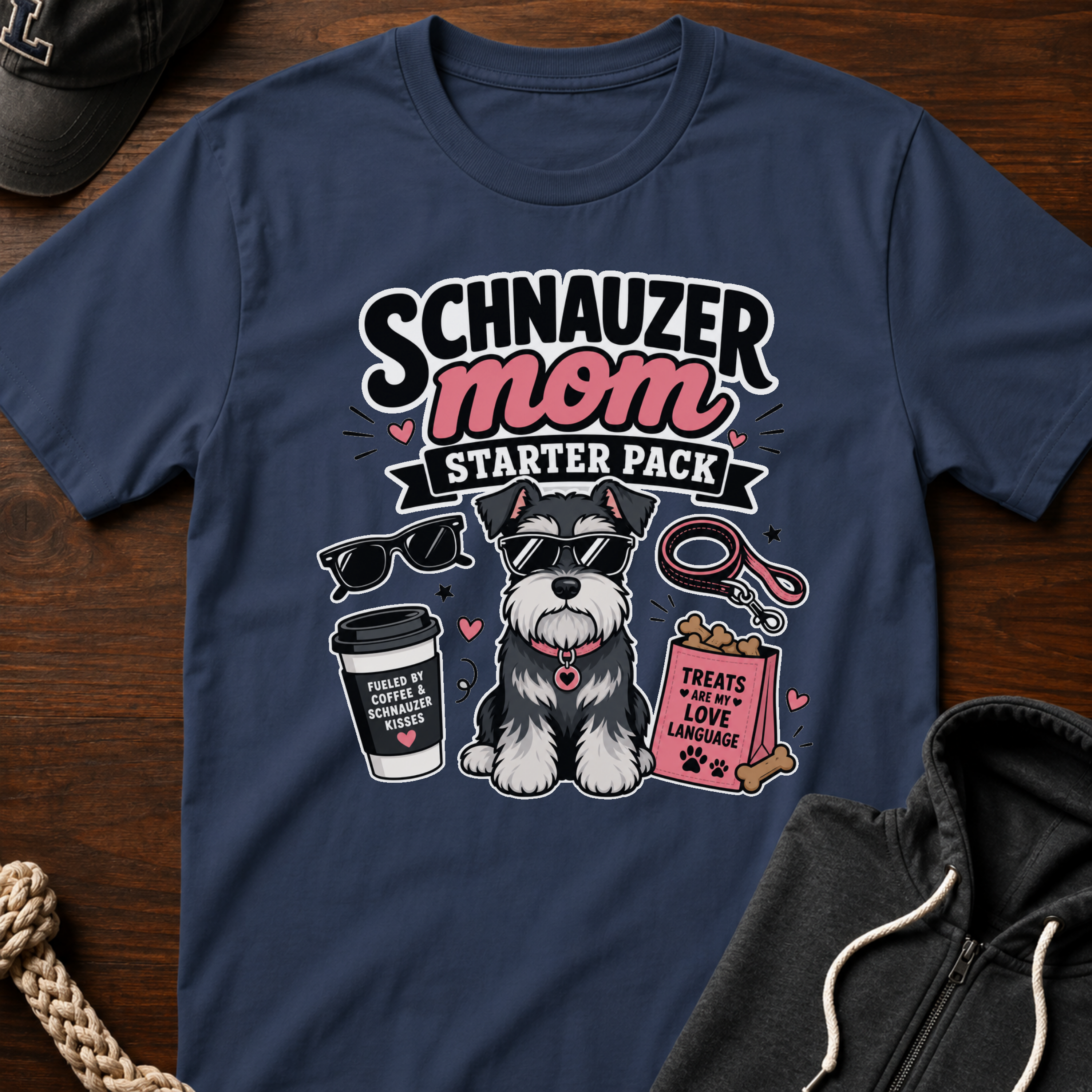 Schnauzer Mom Starter Pack T-Shirt