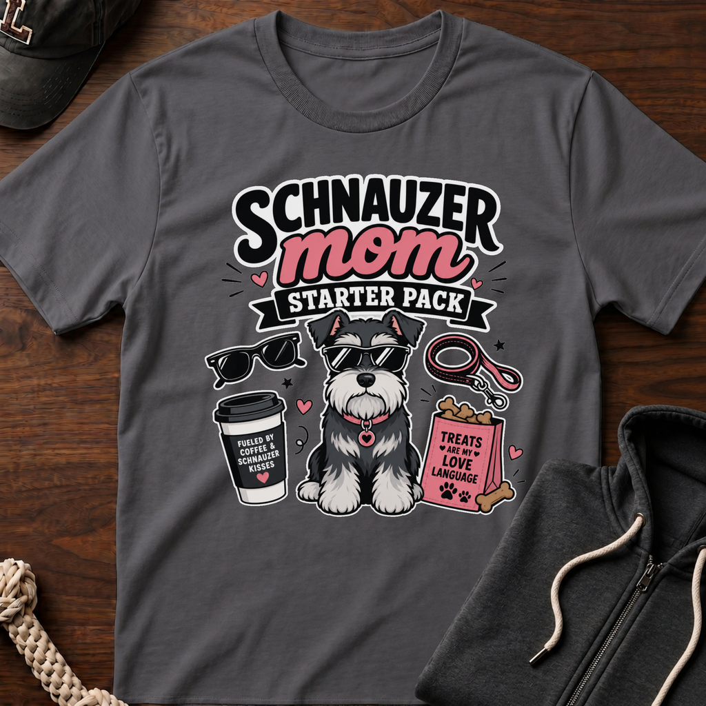 Schnauzer Mom Starter Pack T-Shirt
