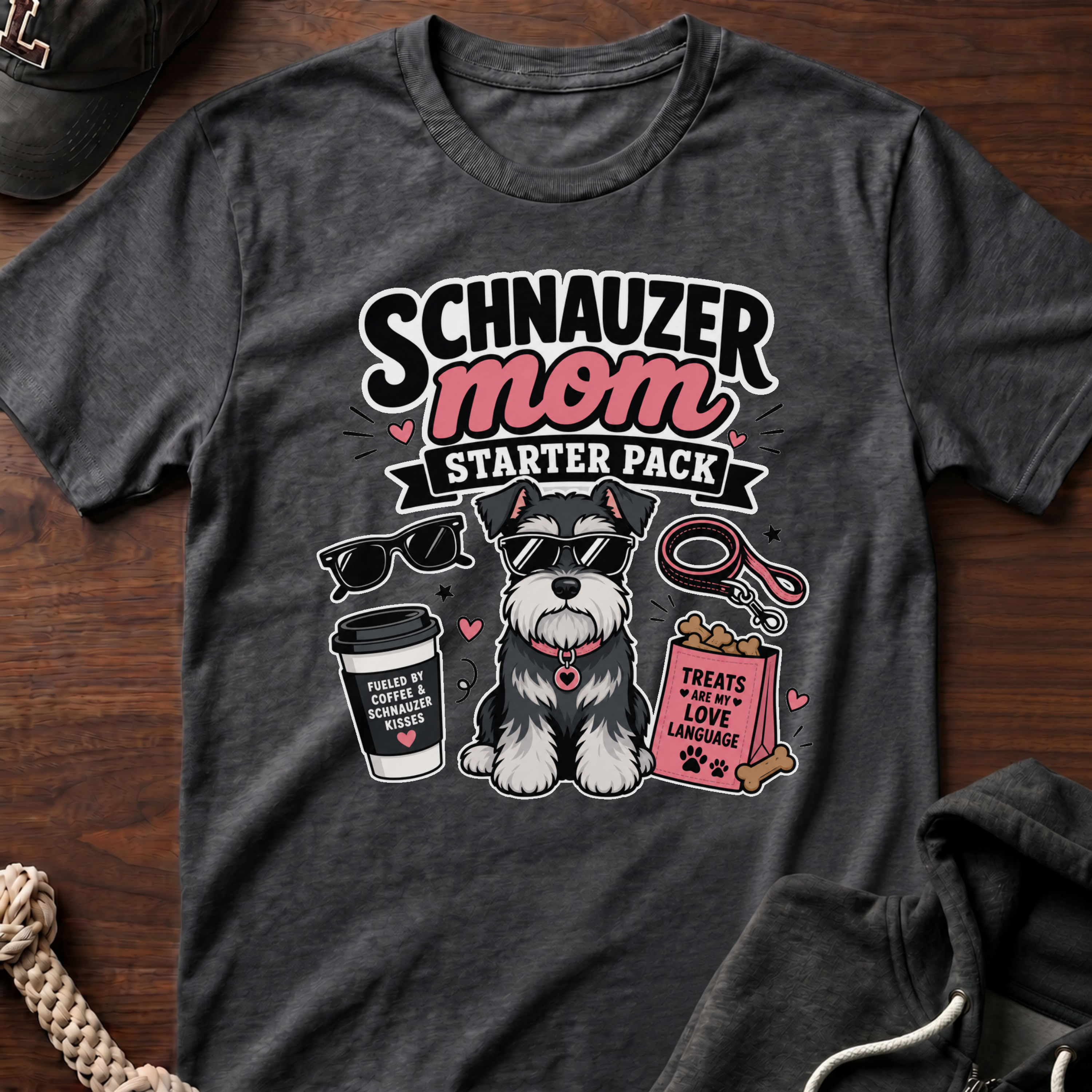 Schnauzer Mom Starter Pack T-Shirt