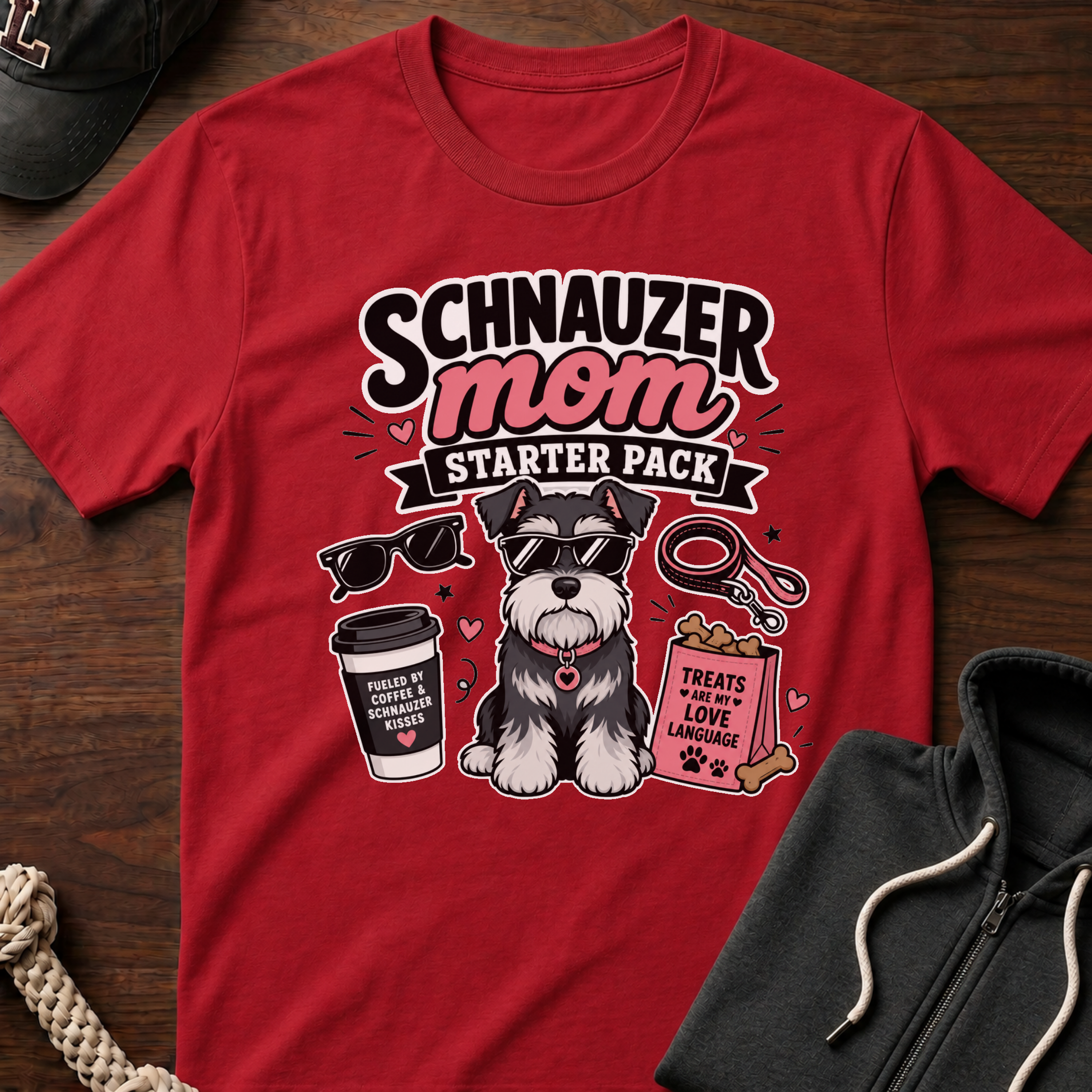 Schnauzer Mom Starter Pack T-Shirt