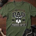 Schnauzer Dad Proud Of It T-Shirt