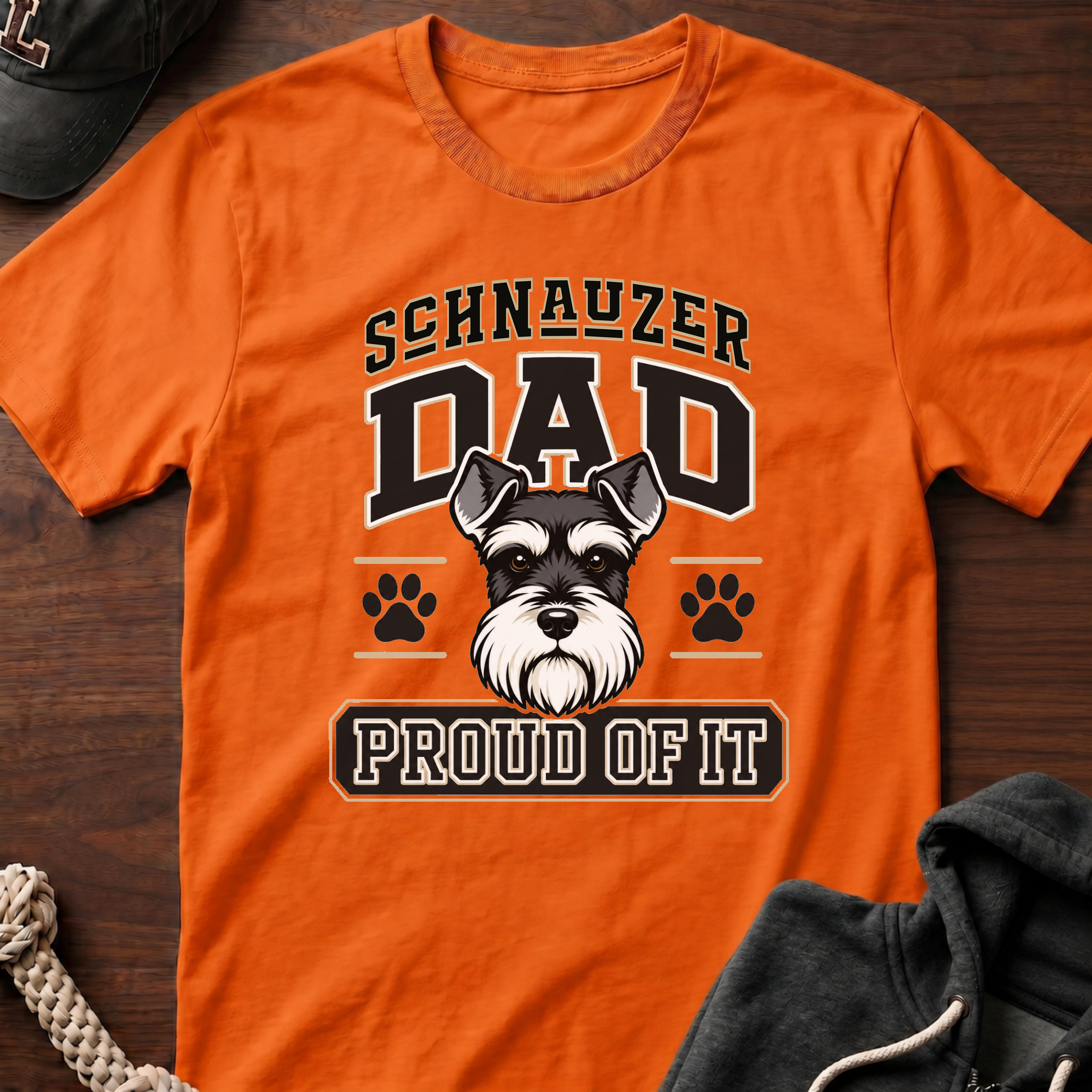 Schnauzer Dad Proud Of It T-Shirt