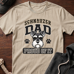 Schnauzer Dad Proud Of It T-Shirt