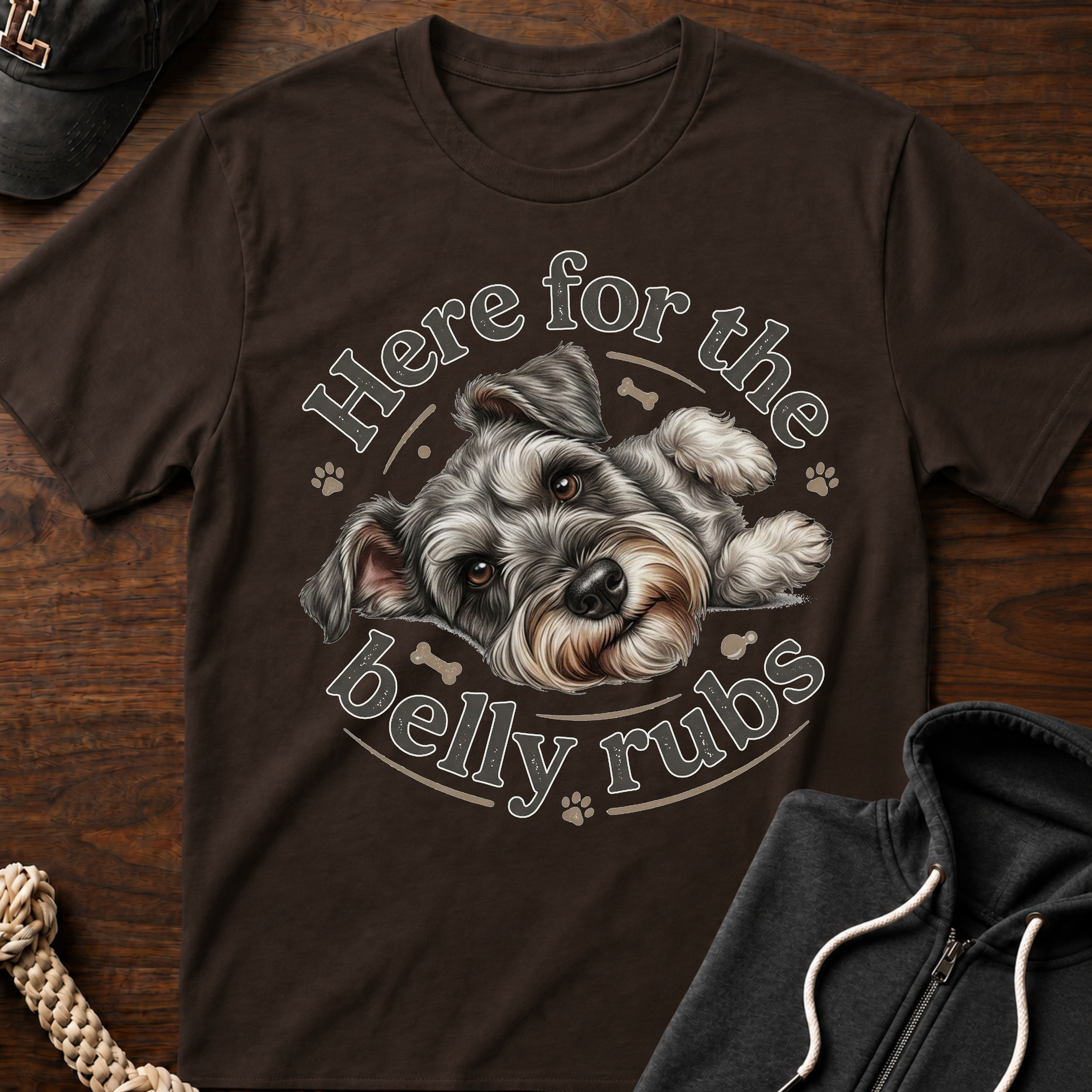 Here For The Belly Rubs T-Shirt