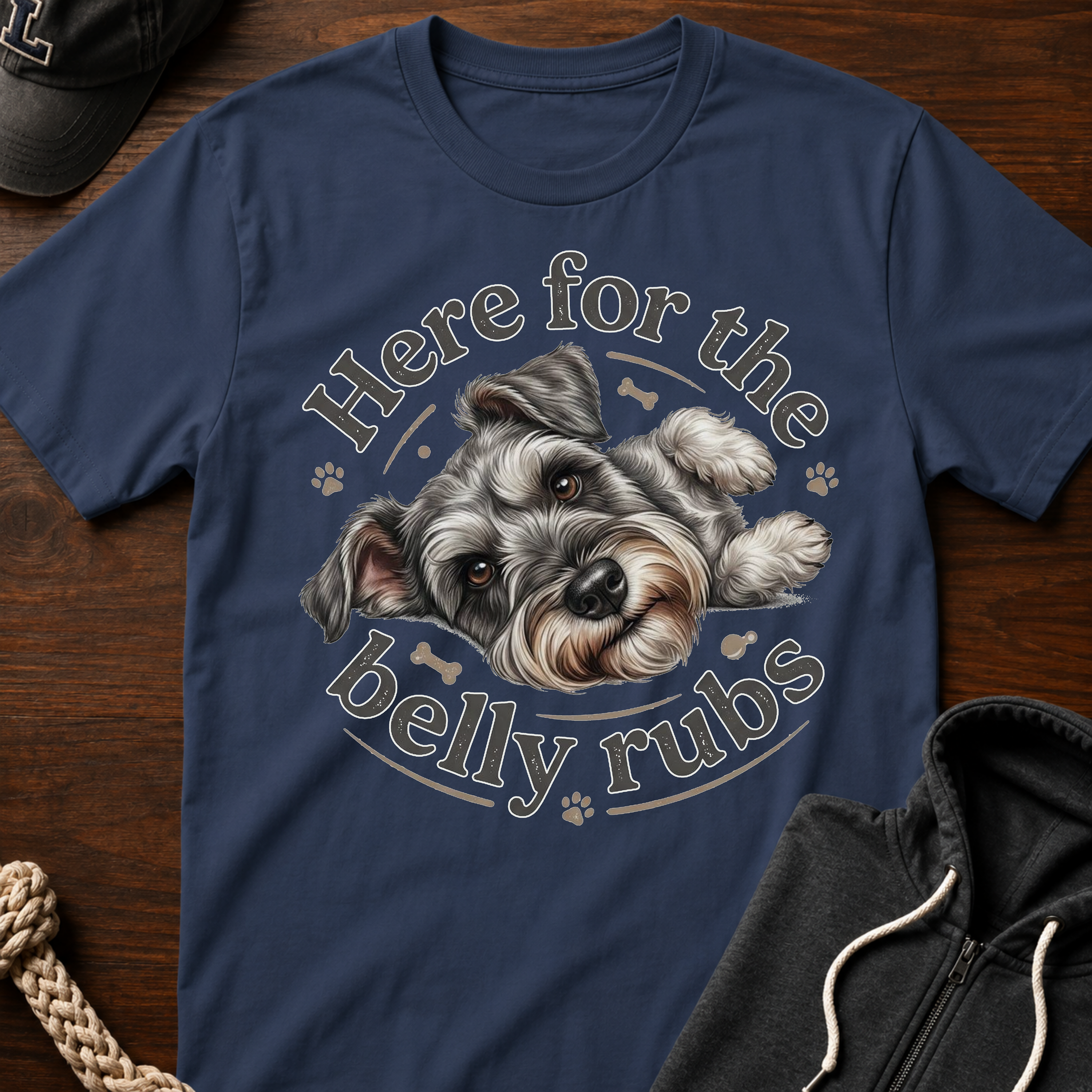 Here For The Belly Rubs T-Shirt