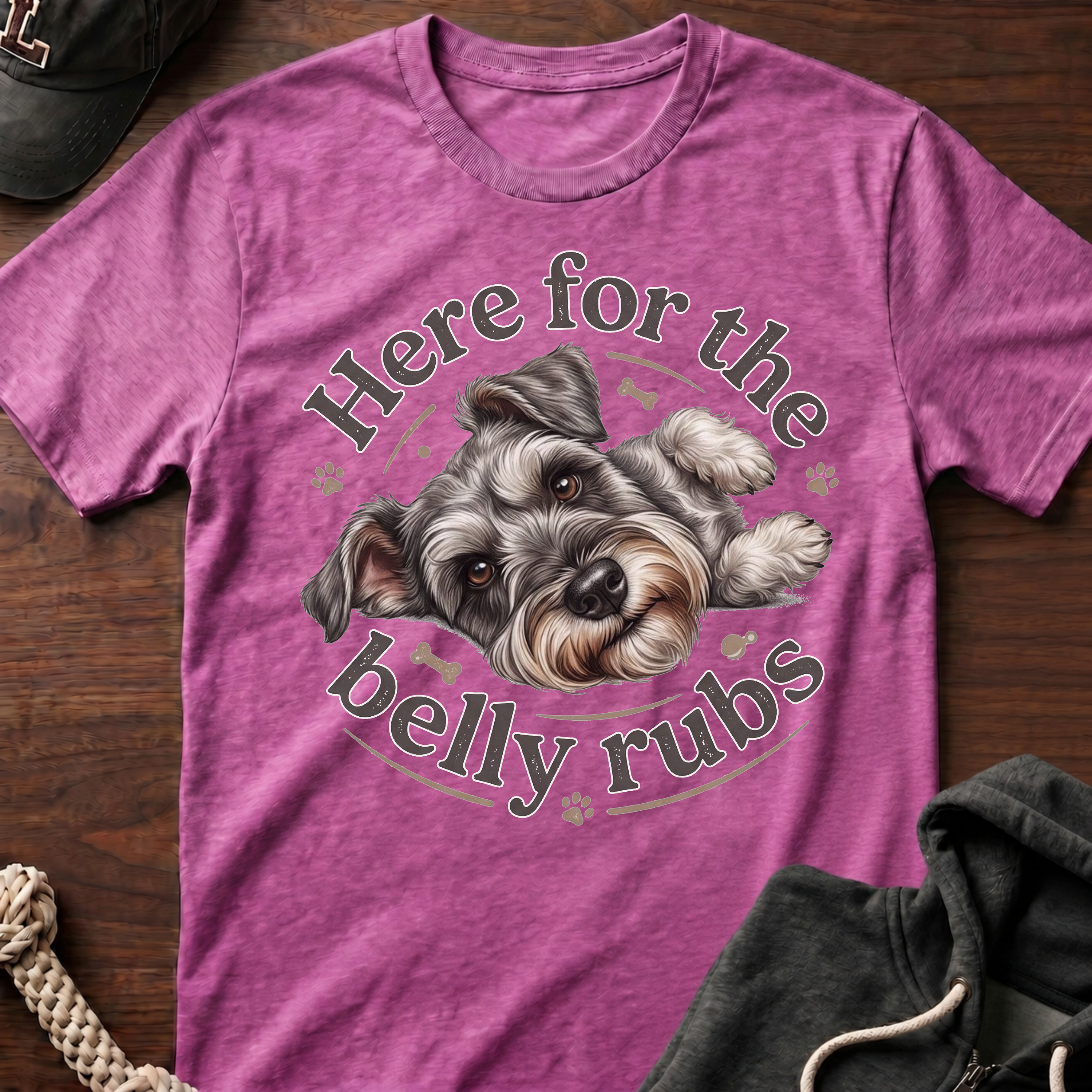 Here For The Belly Rubs T-Shirt