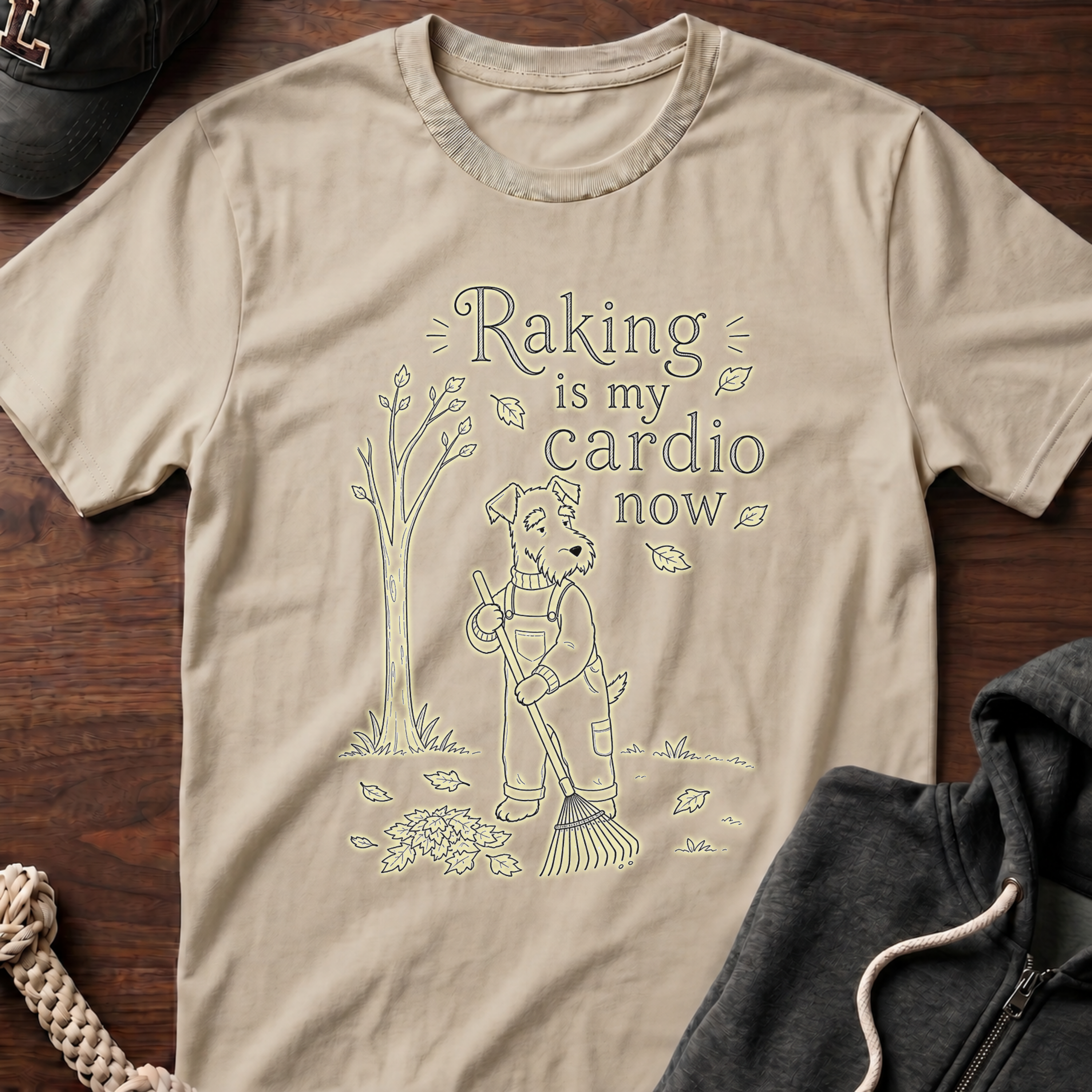 Raking Is My Cardio Now T-Shirt