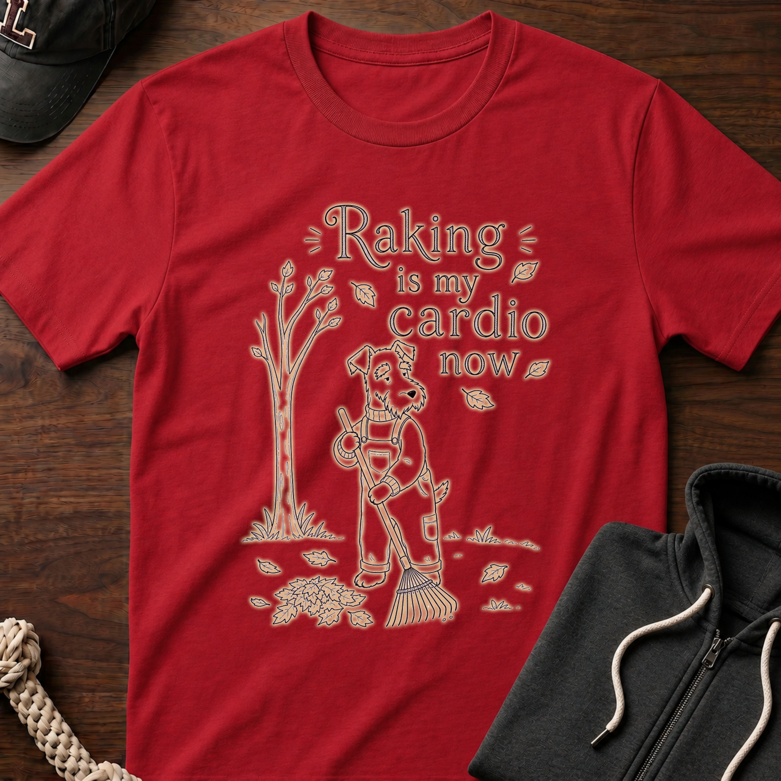 Raking Is My Cardio Now T-Shirt