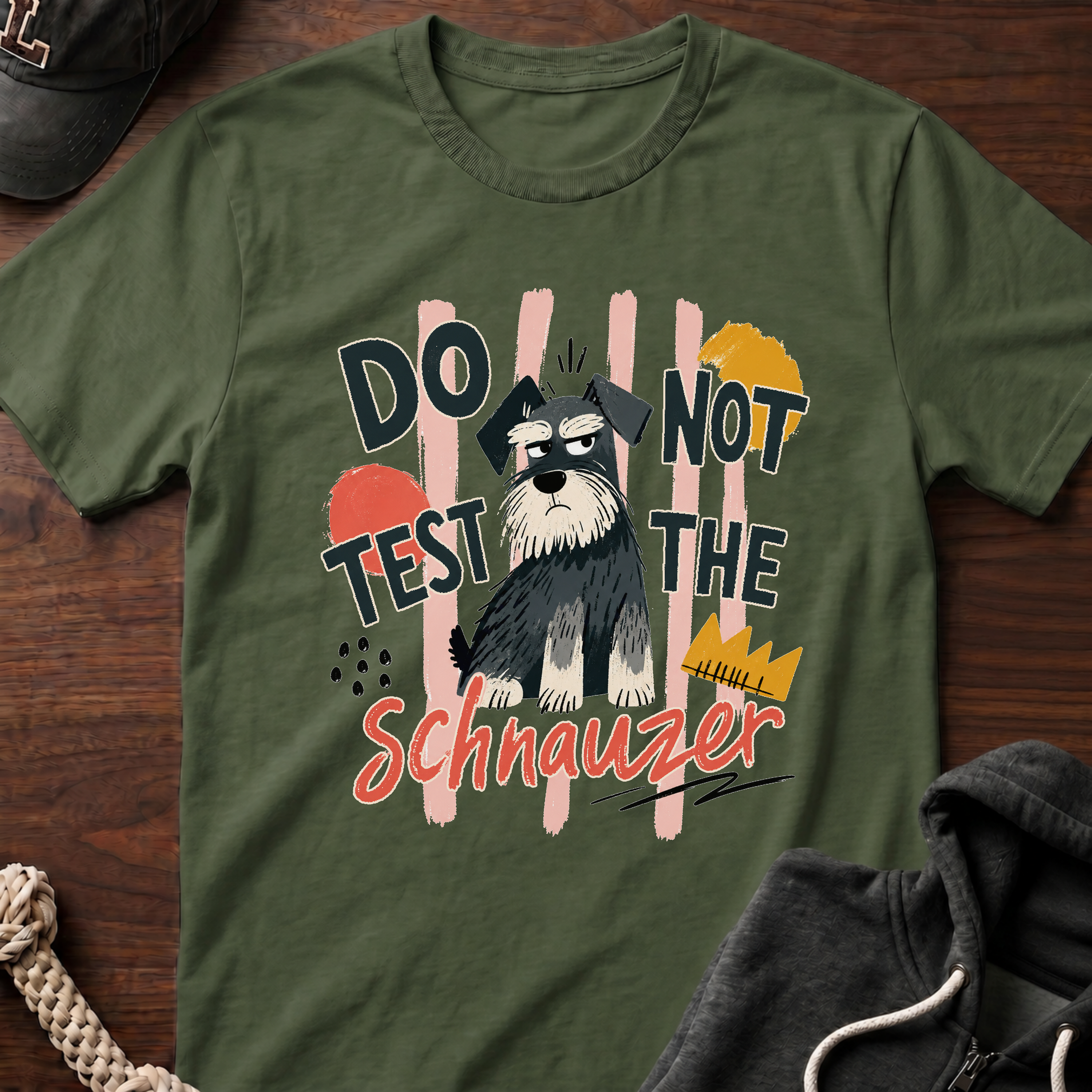 Do Not Test The Schnauzer 01 T-Shirt
