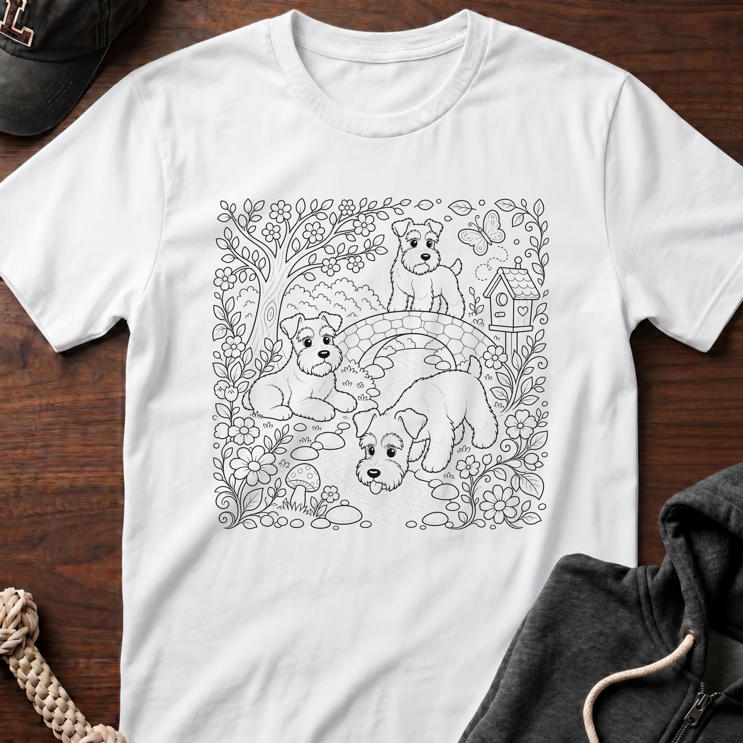 Coloring Book At The Stream T-Shirt