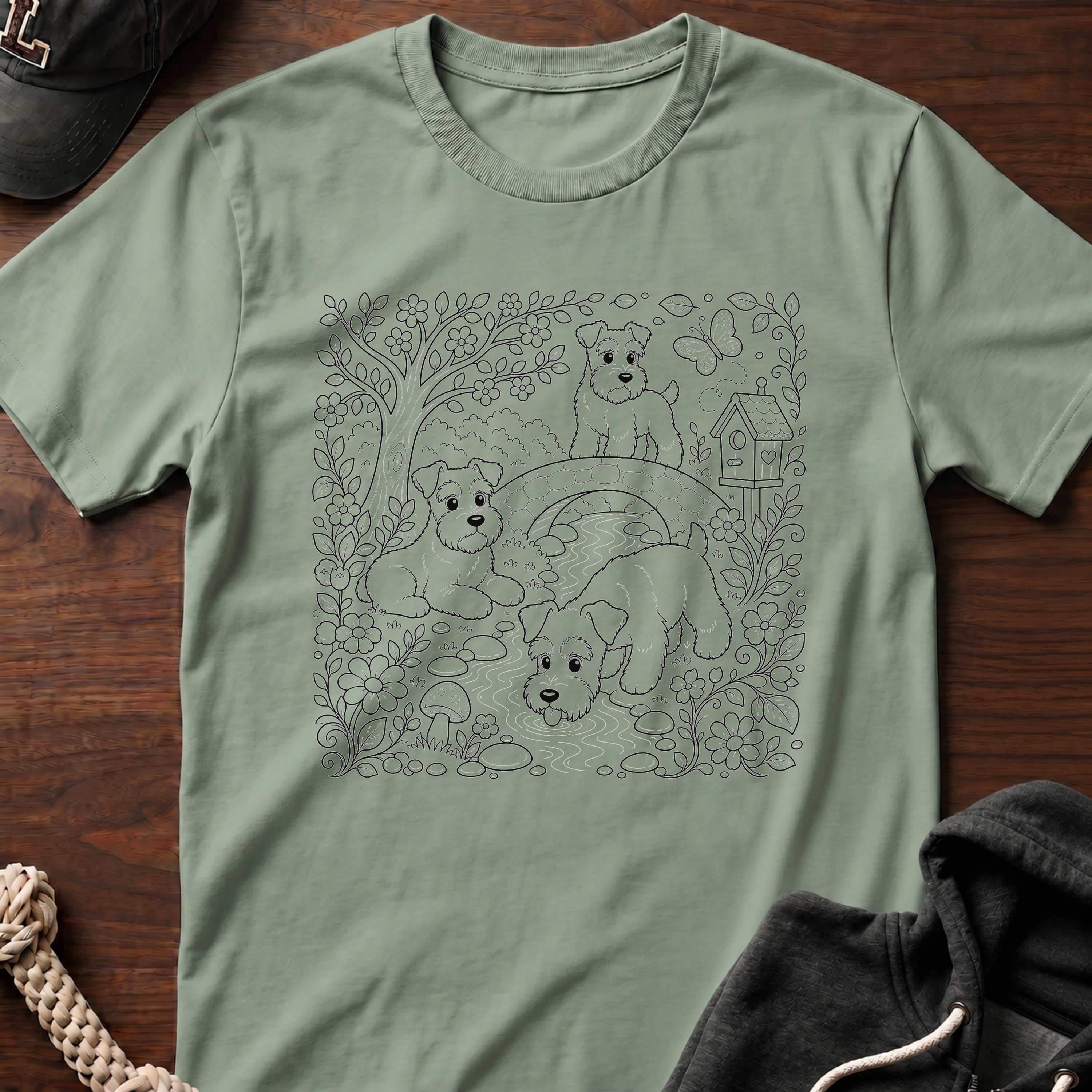 Coloring Book At The Stream T-Shirt