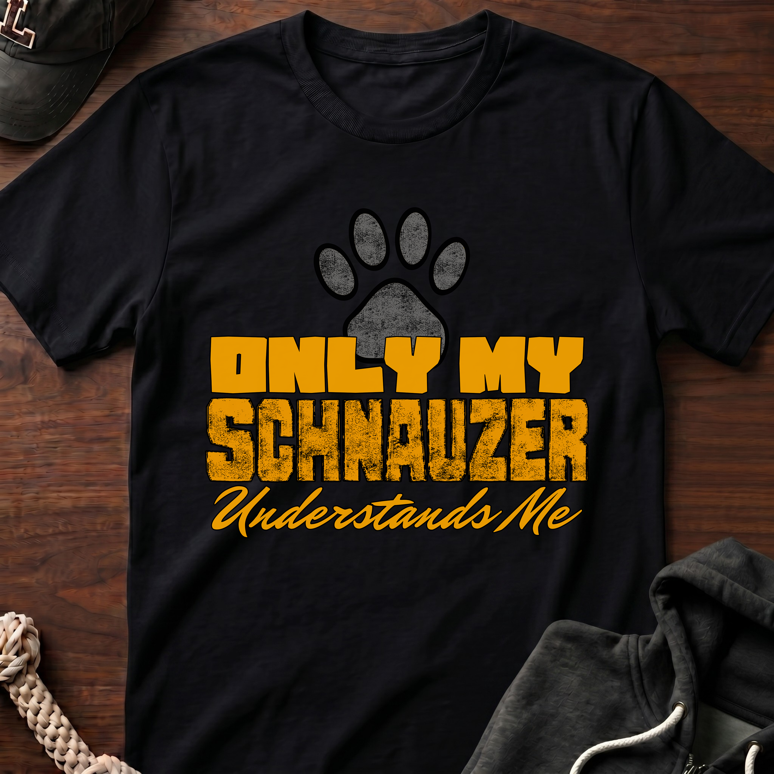Only My Schnauzer Understands Me T-Shirt