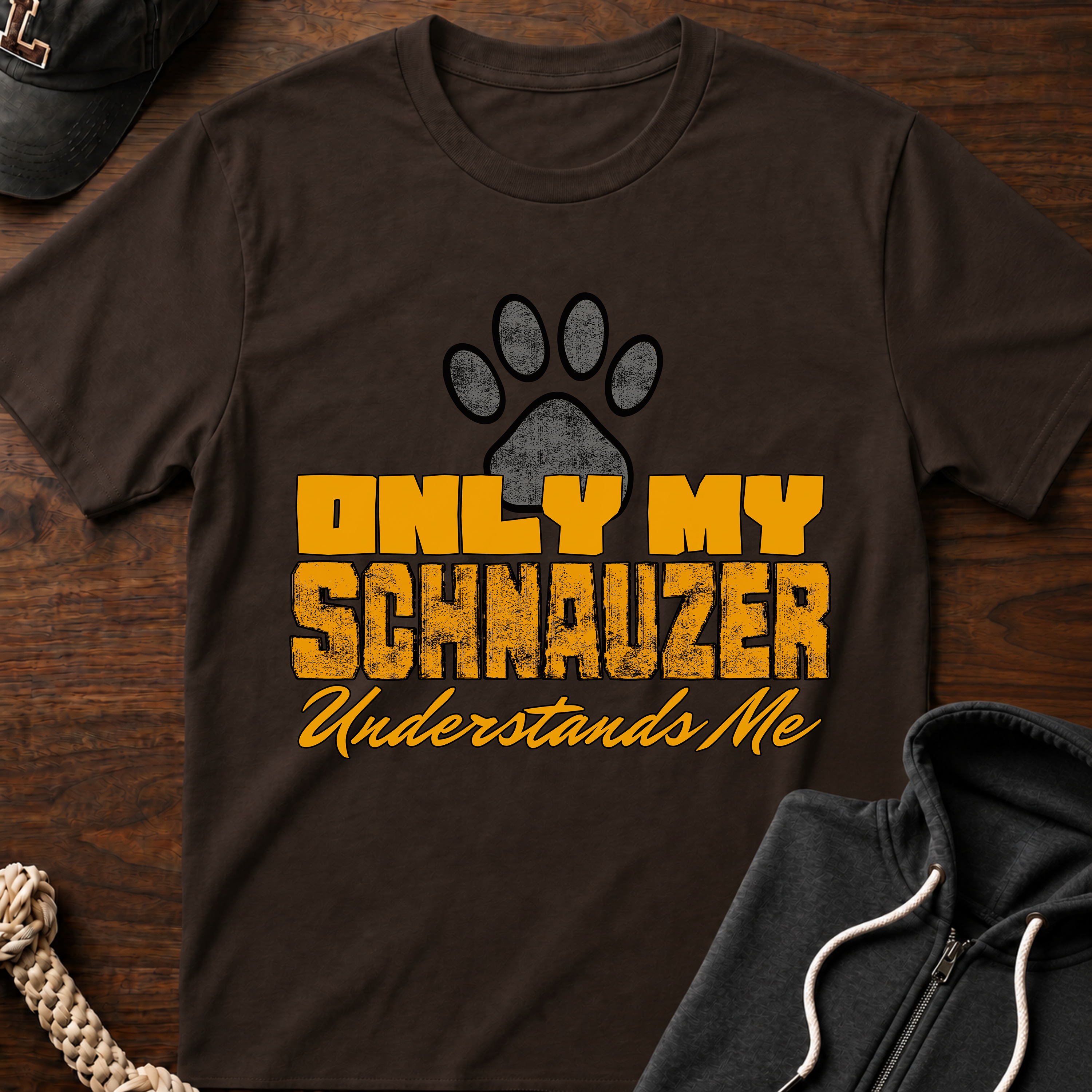 Only My Schnauzer Understands Me T-Shirt