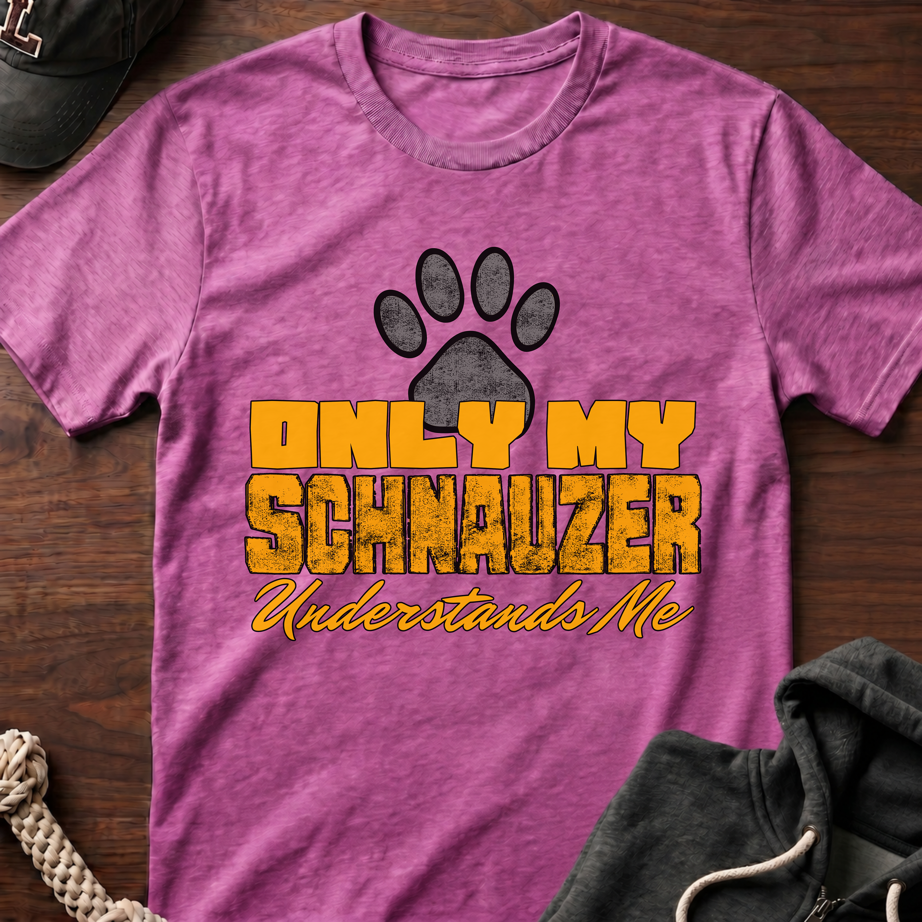 Only My Schnauzer Understands Me T-Shirt