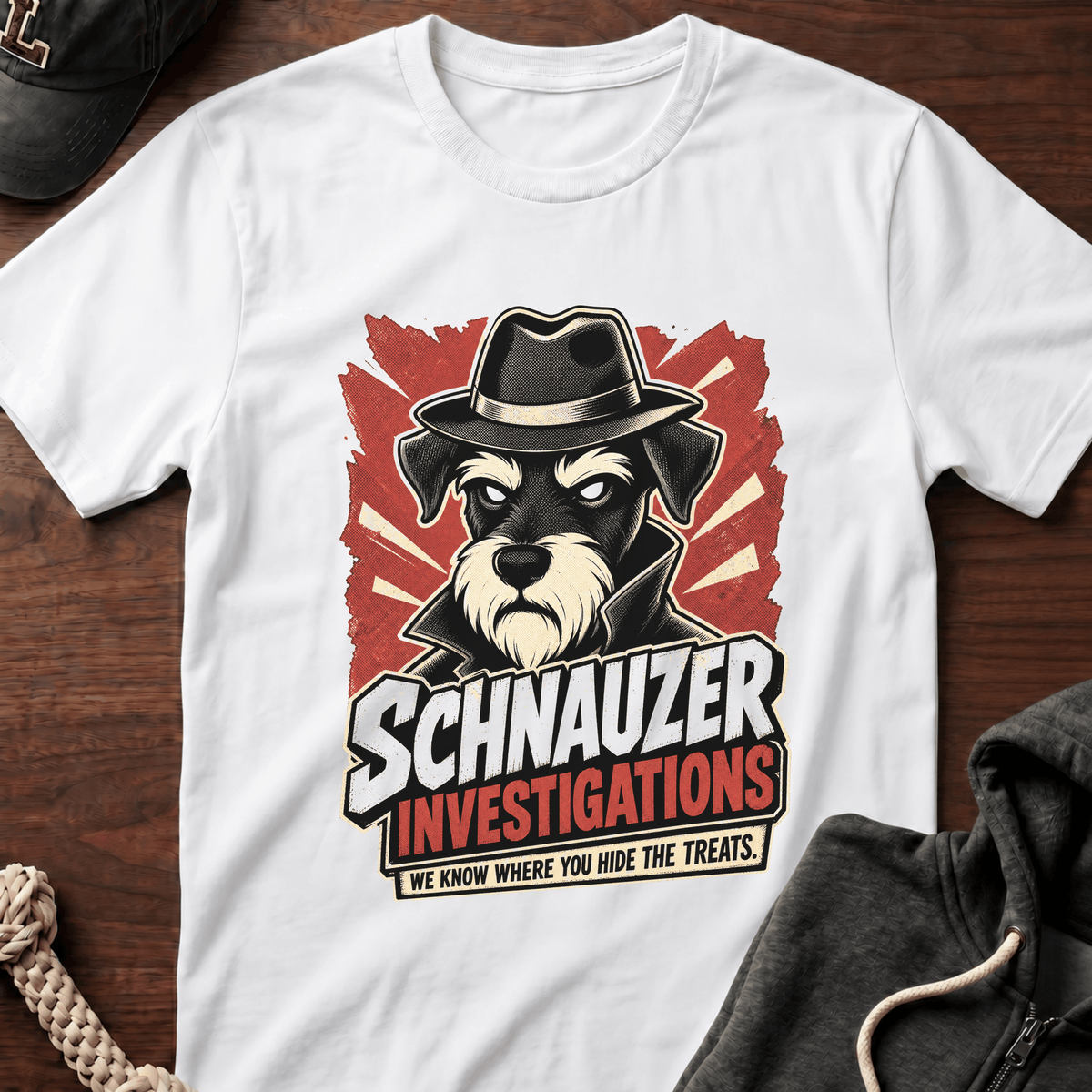 Schnauzer Investigations T-Shirt